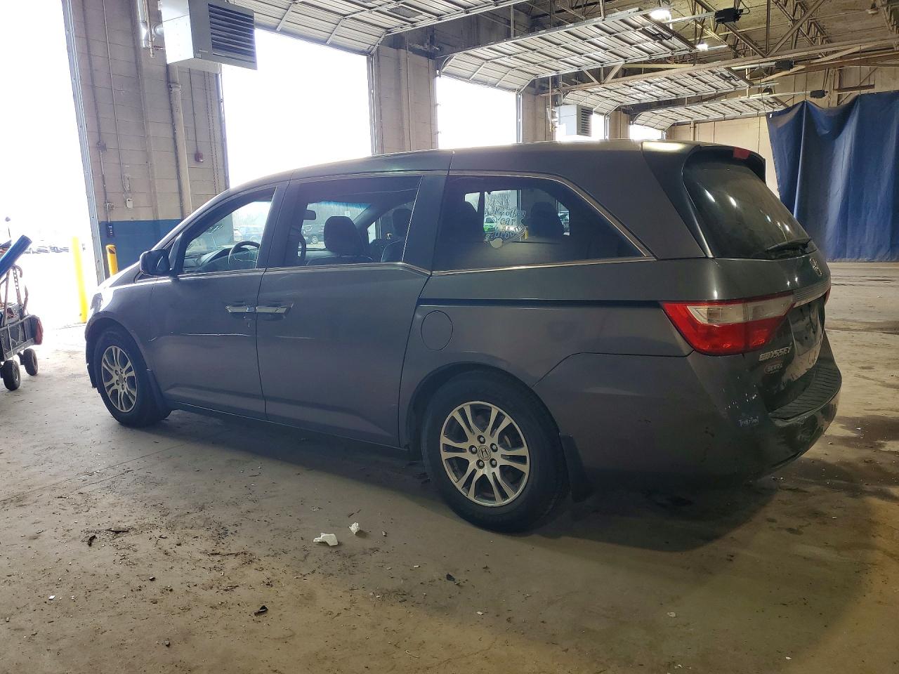 2012 Honda Odyssey Exl Gray vin: 5FNRL5H69CB093630