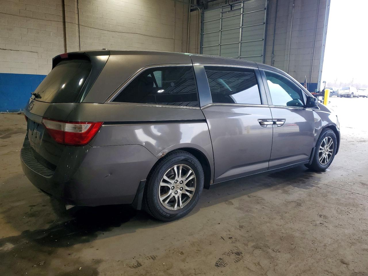 2012 Honda Odyssey Exl Gray vin: 5FNRL5H69CB093630