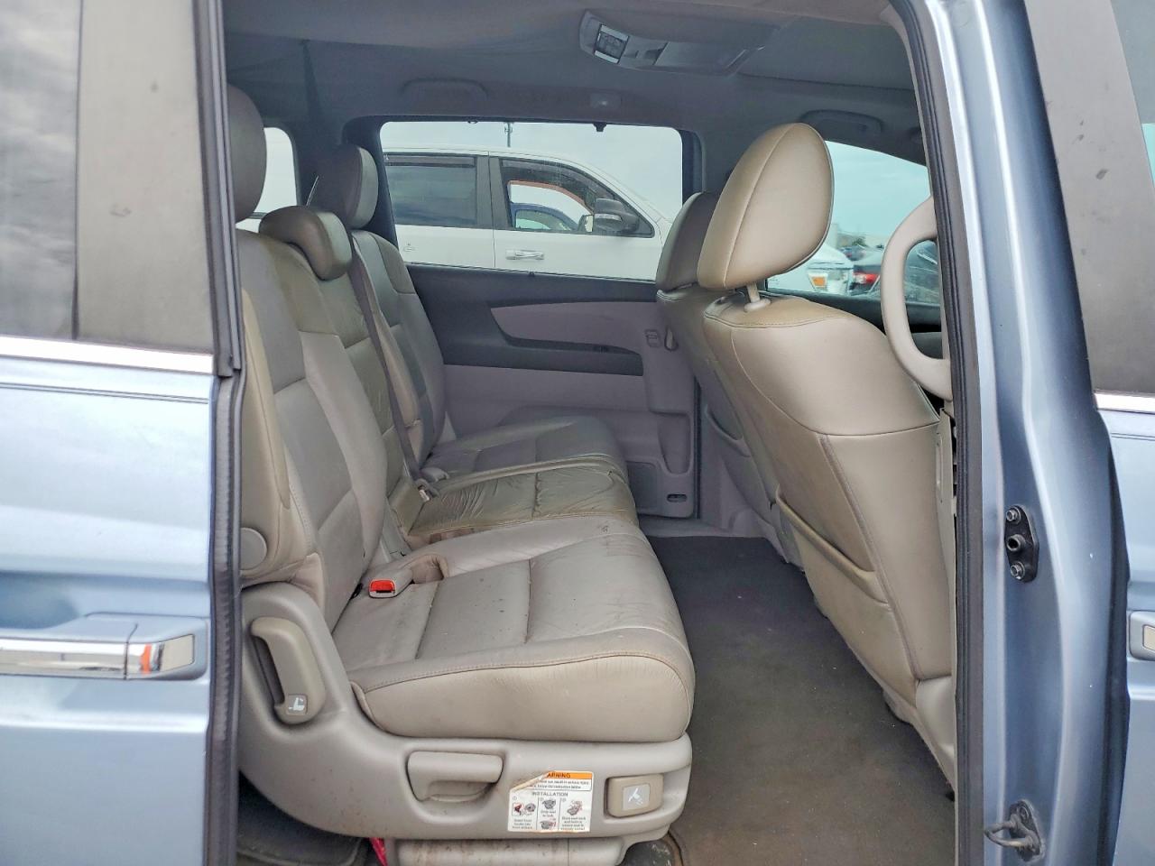 2012 Honda Odyssey Exl Blue vin: 5FNRL5H69CB095121