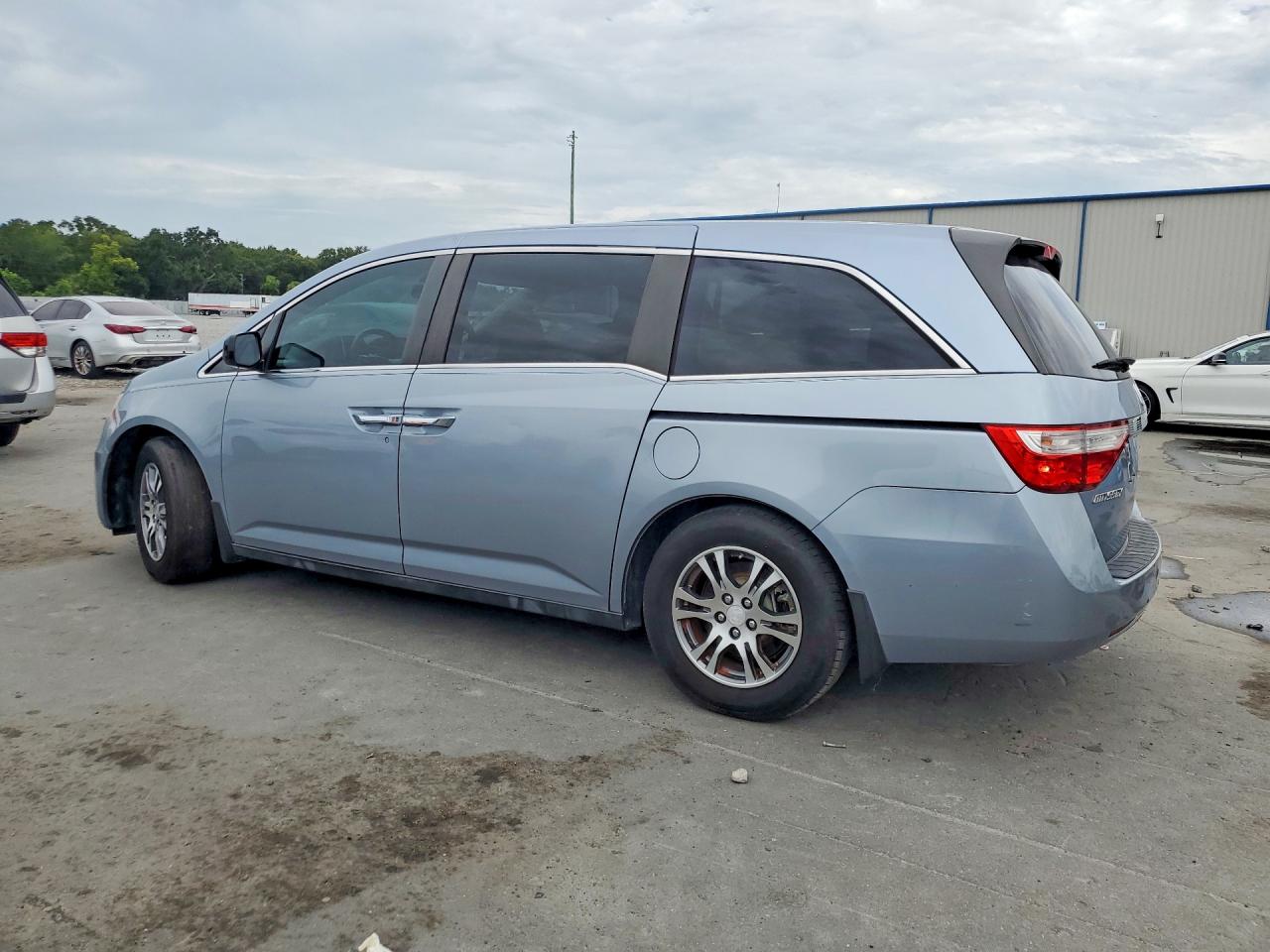 2012 Honda Odyssey Exl Blue vin: 5FNRL5H69CB095121