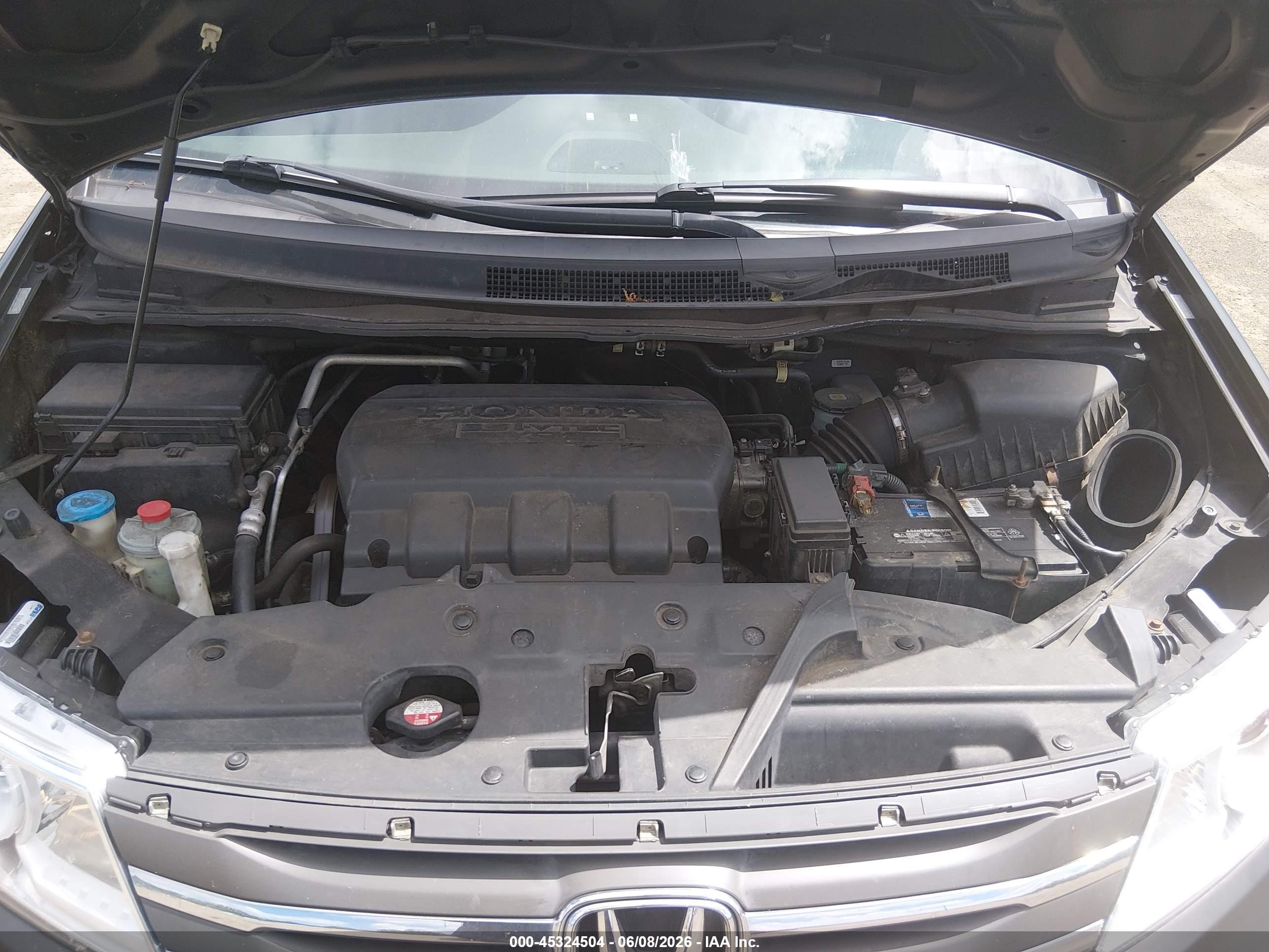 2012 Honda Odyssey Ex-l Black vin: 5FNRL5H69CB095975