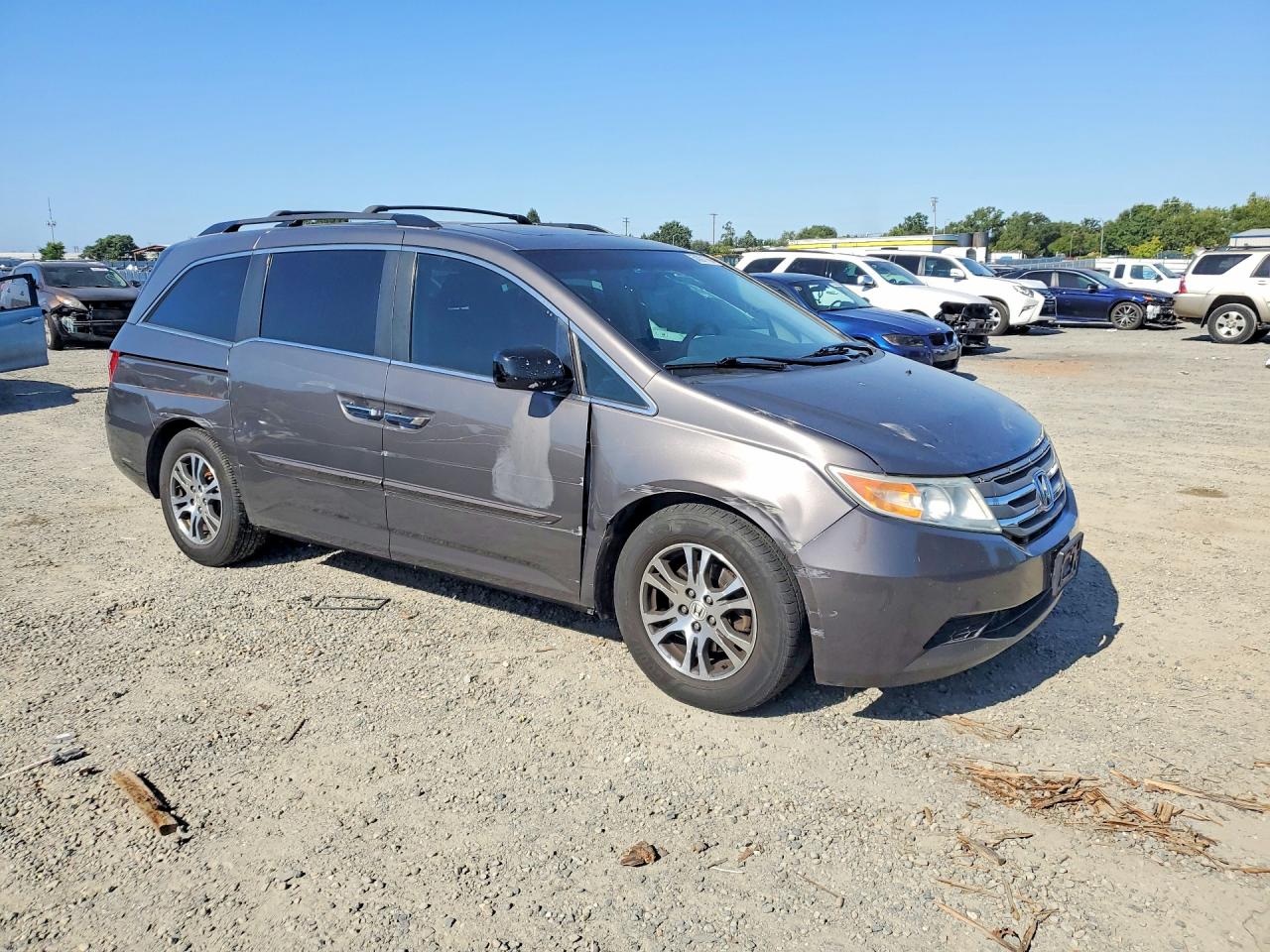 2012 Honda Odyssey Exl Charcoal vin: 5FNRL5H69CB102097