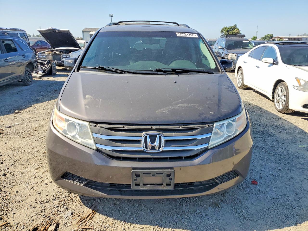 2012 Honda Odyssey Exl Charcoal vin: 5FNRL5H69CB102097