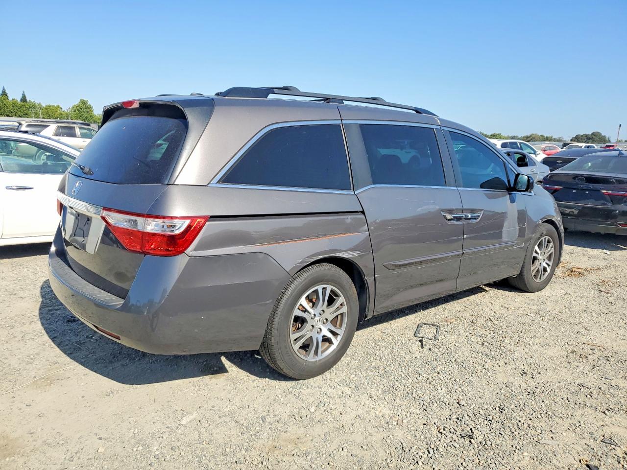 2012 Honda Odyssey Exl Charcoal vin: 5FNRL5H69CB102097