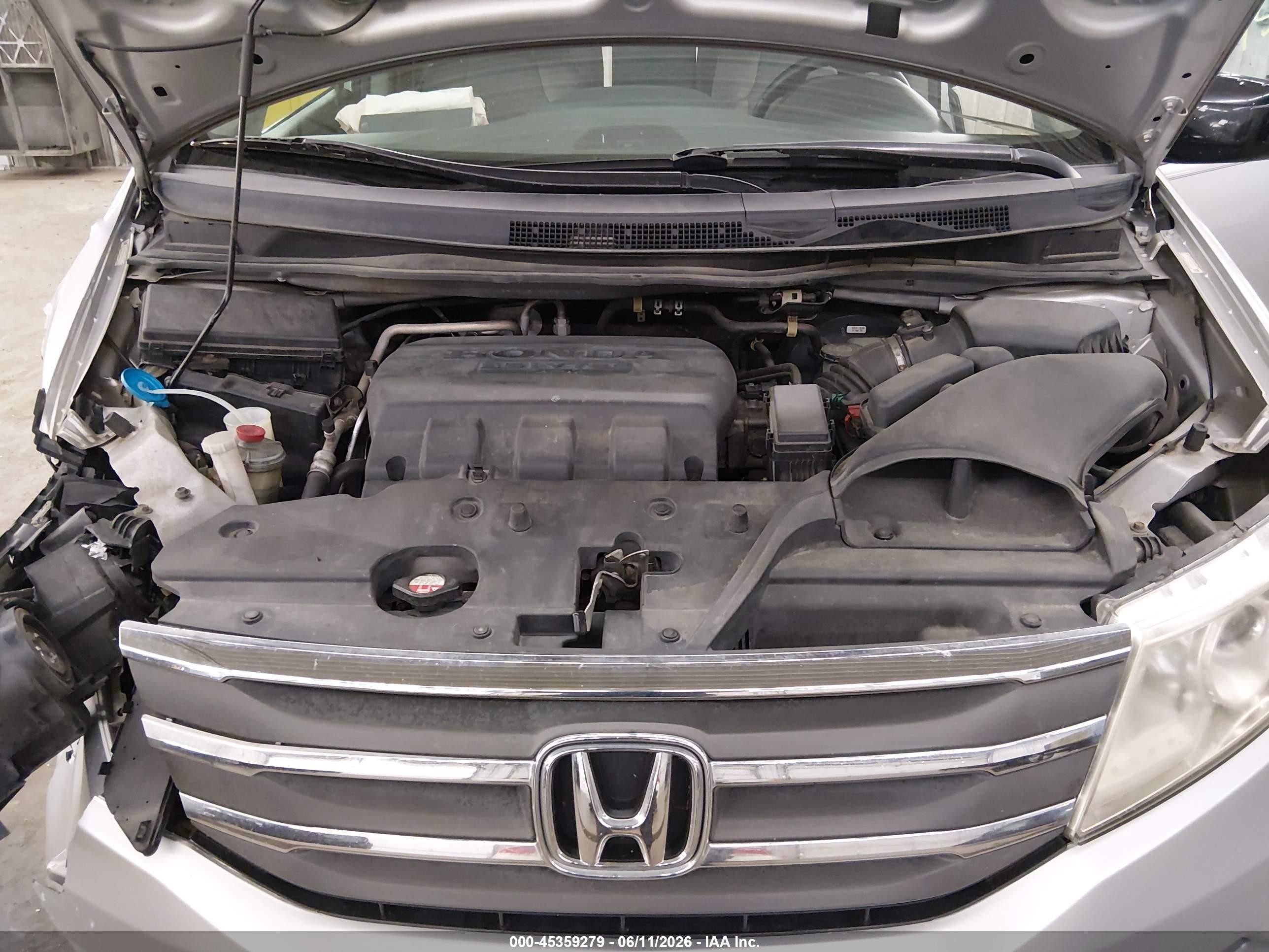 2012 Honda Odyssey Ex-l Silver vin: 5FNRL5H69CB124231