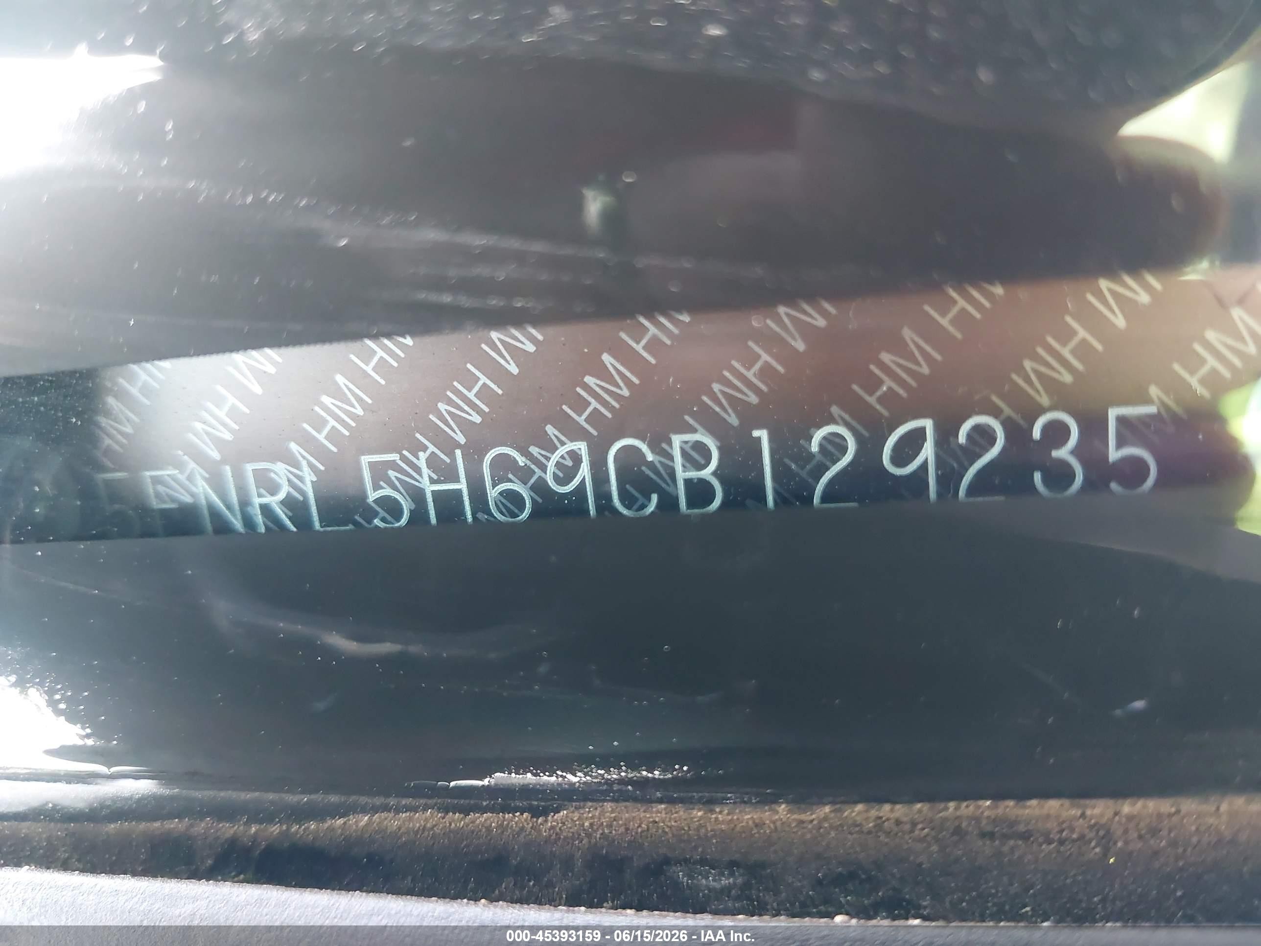 2012 Honda Odyssey Ex-l Серый vin: 5FNRL5H69CB129235