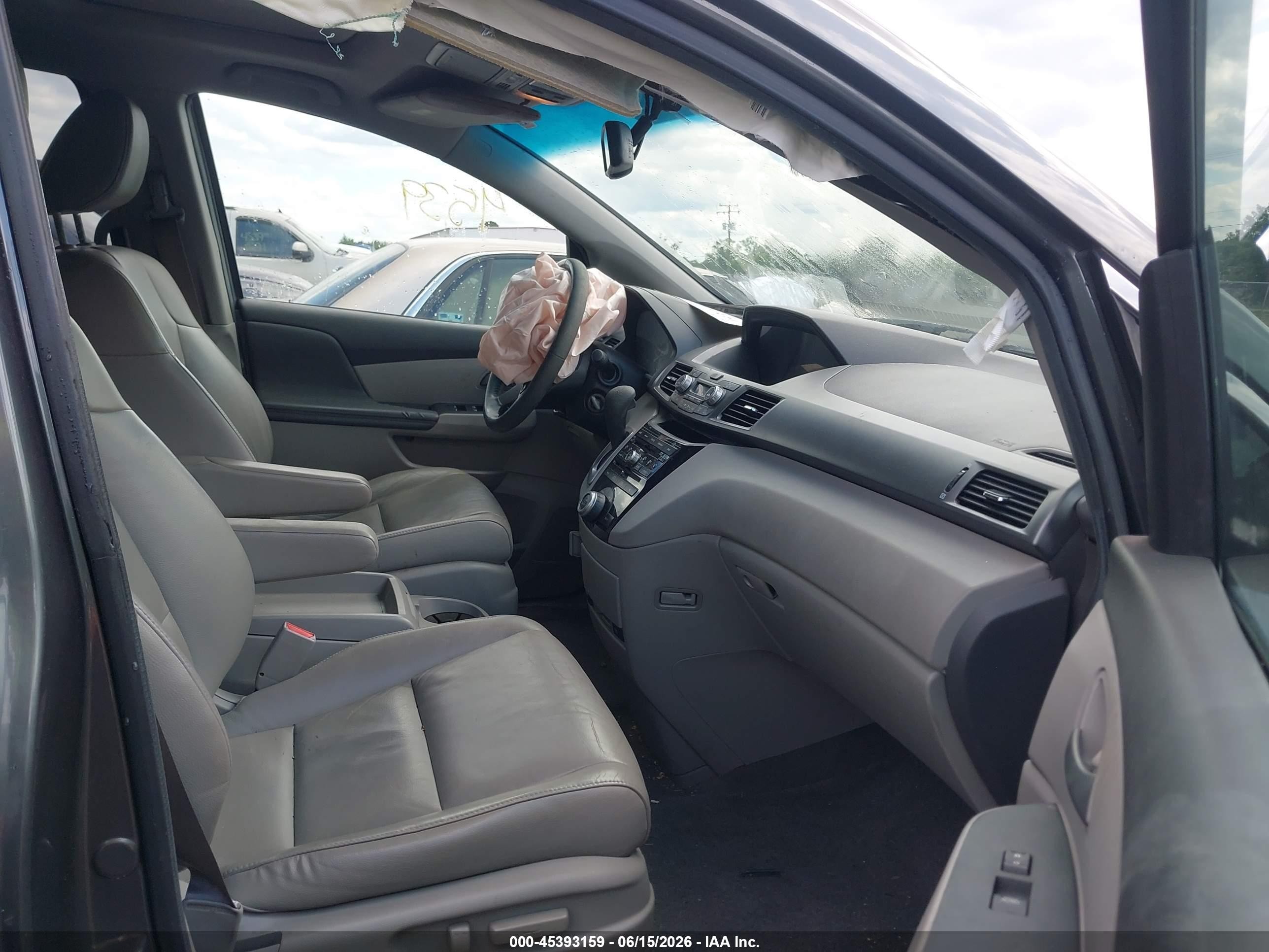 2012 Honda Odyssey Ex-l Серый vin: 5FNRL5H69CB129235