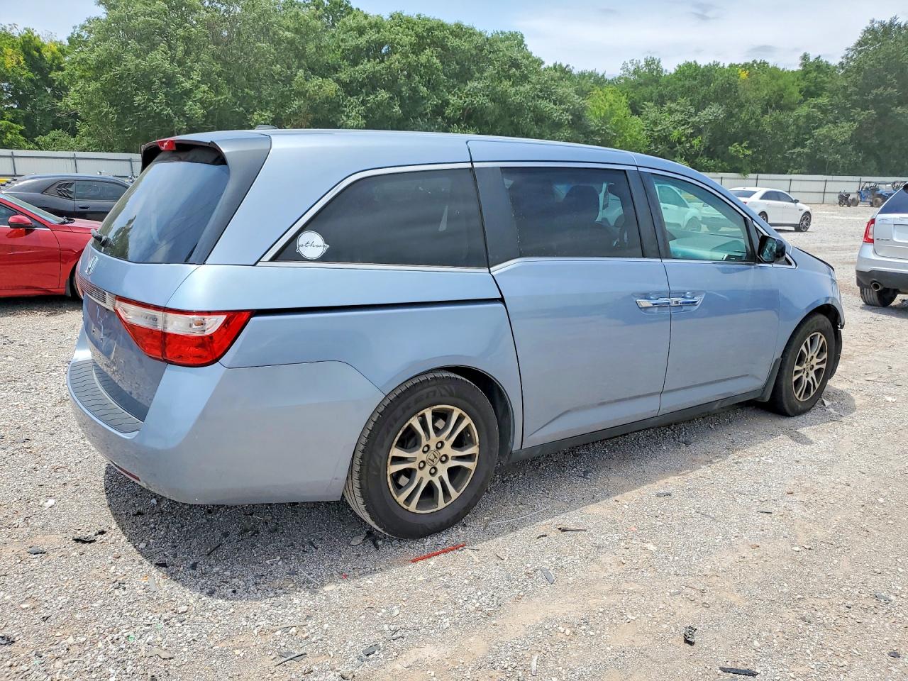 2012 Honda Odyssey Exl Gray vin: 5FNRL5H69CB133754