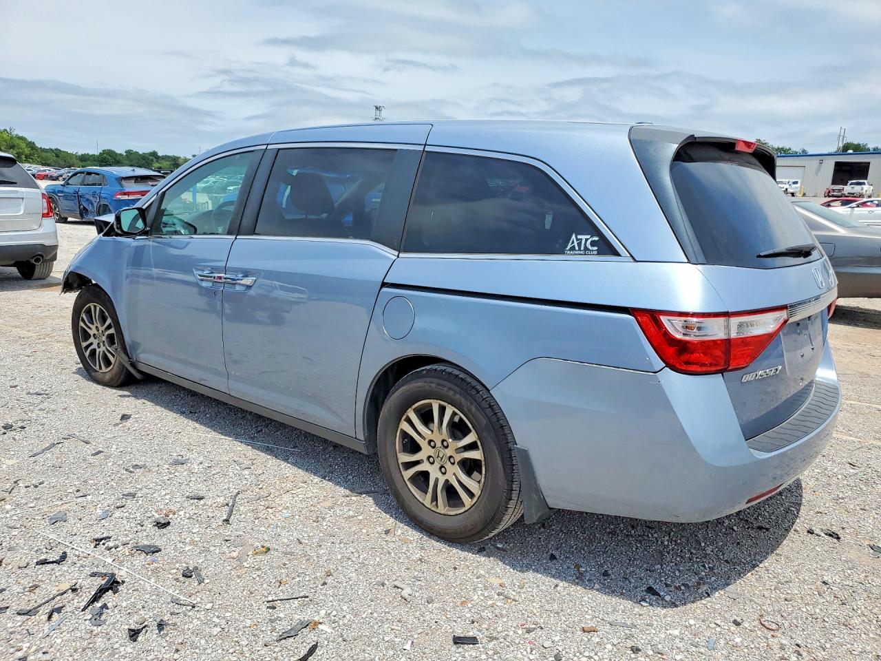2012 Honda Odyssey Exl Gray vin: 5FNRL5H69CB133754