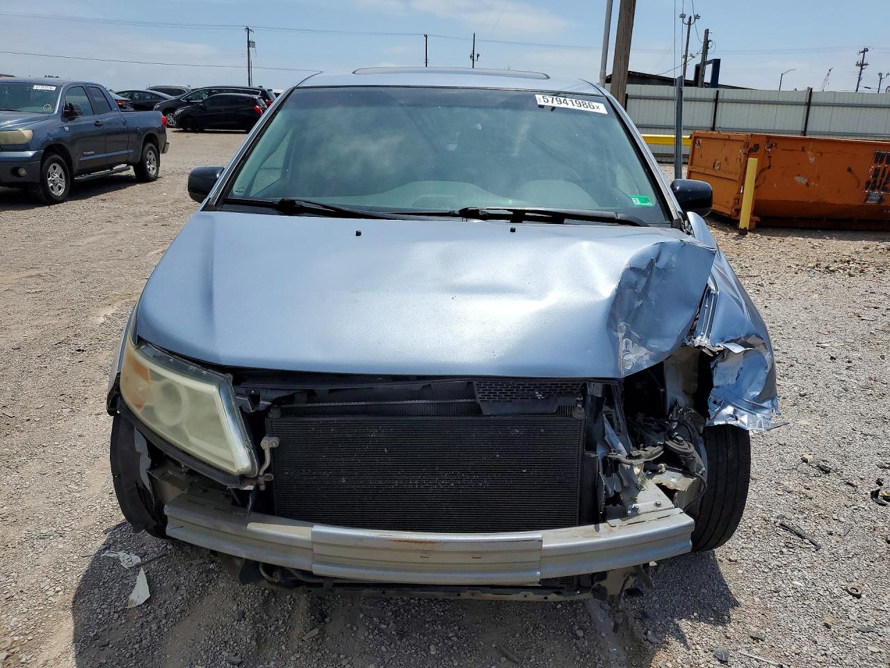 2012 Honda Odyssey Exl Gray vin: 5FNRL5H69CB133754