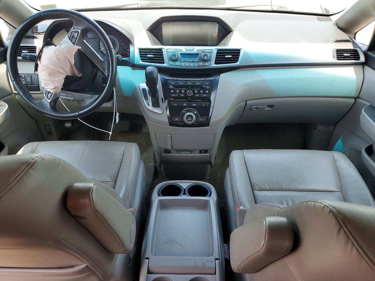 2012 Honda Odyssey Exl Gray vin: 5FNRL5H69CB133754