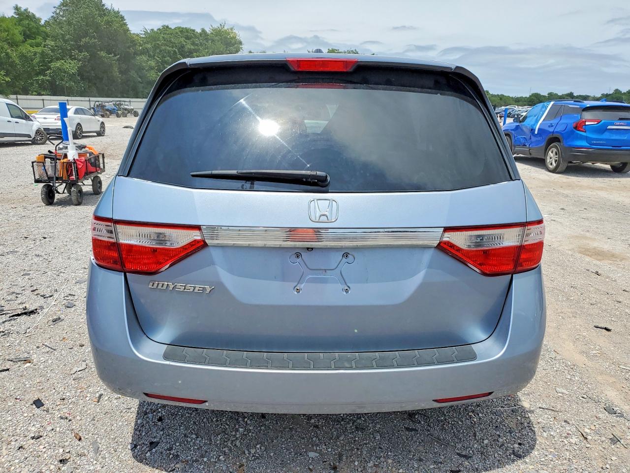 2012 Honda Odyssey Exl Gray vin: 5FNRL5H69CB133754