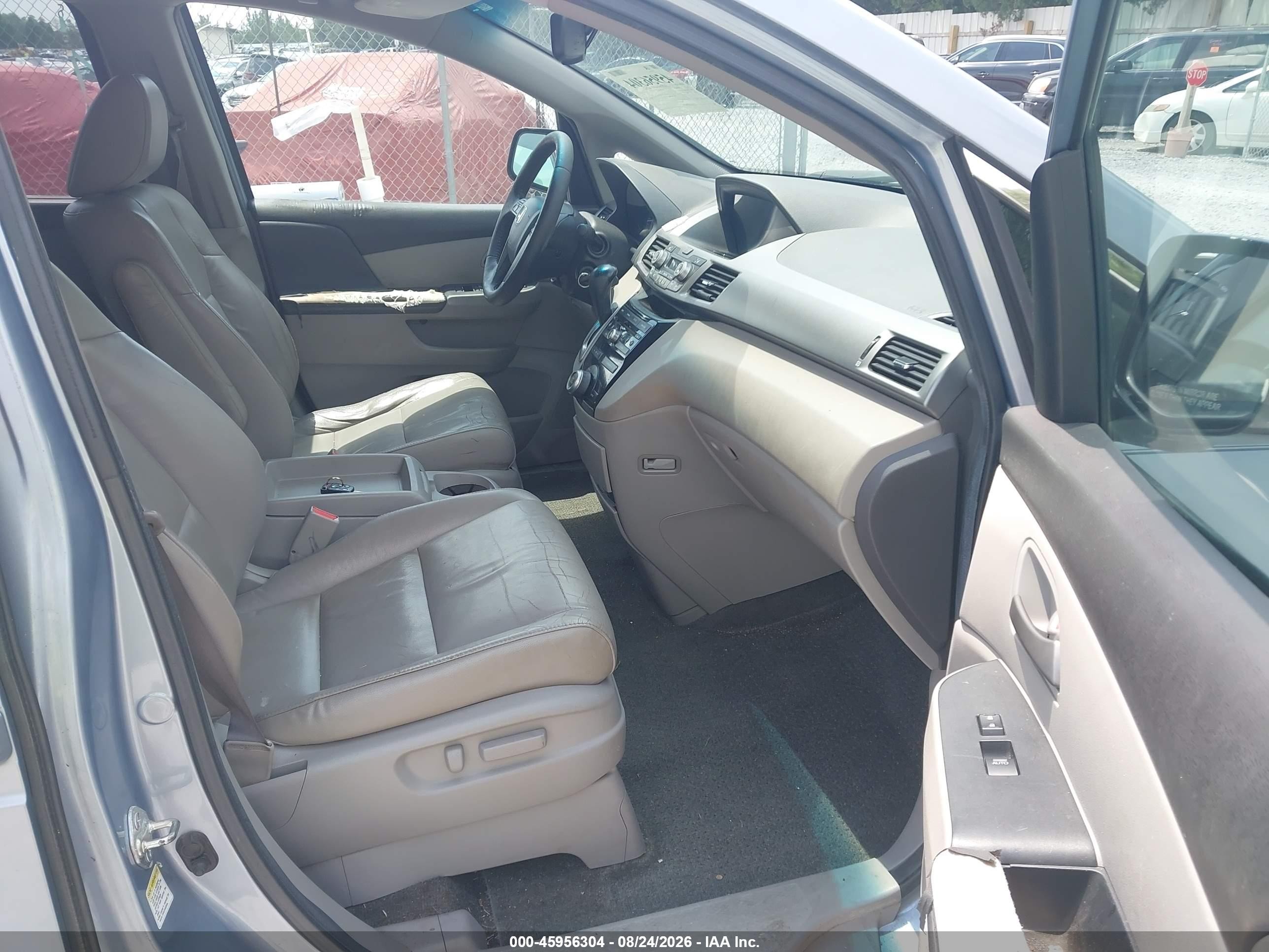 2012 Honda Odyssey Ex-l Light Blue vin: 5FNRL5H69CB143622