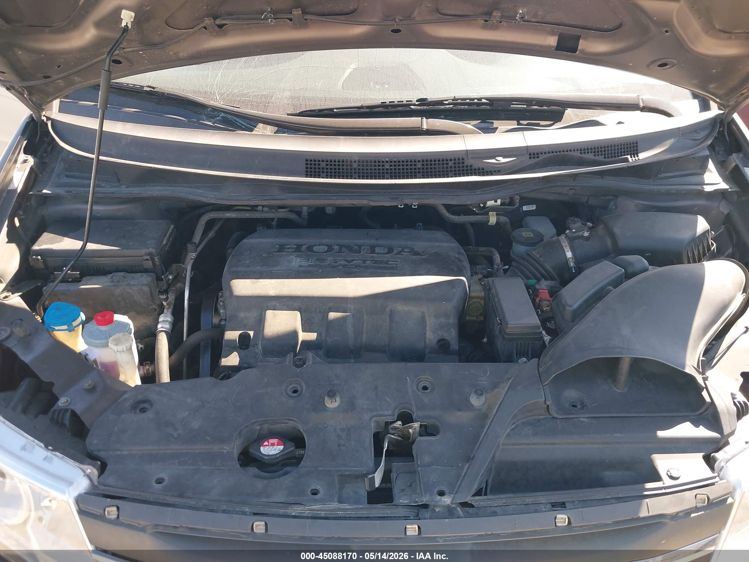 2012 Honda Odyssey Ex-l Серый vin: 5FNRL5H69CB144253