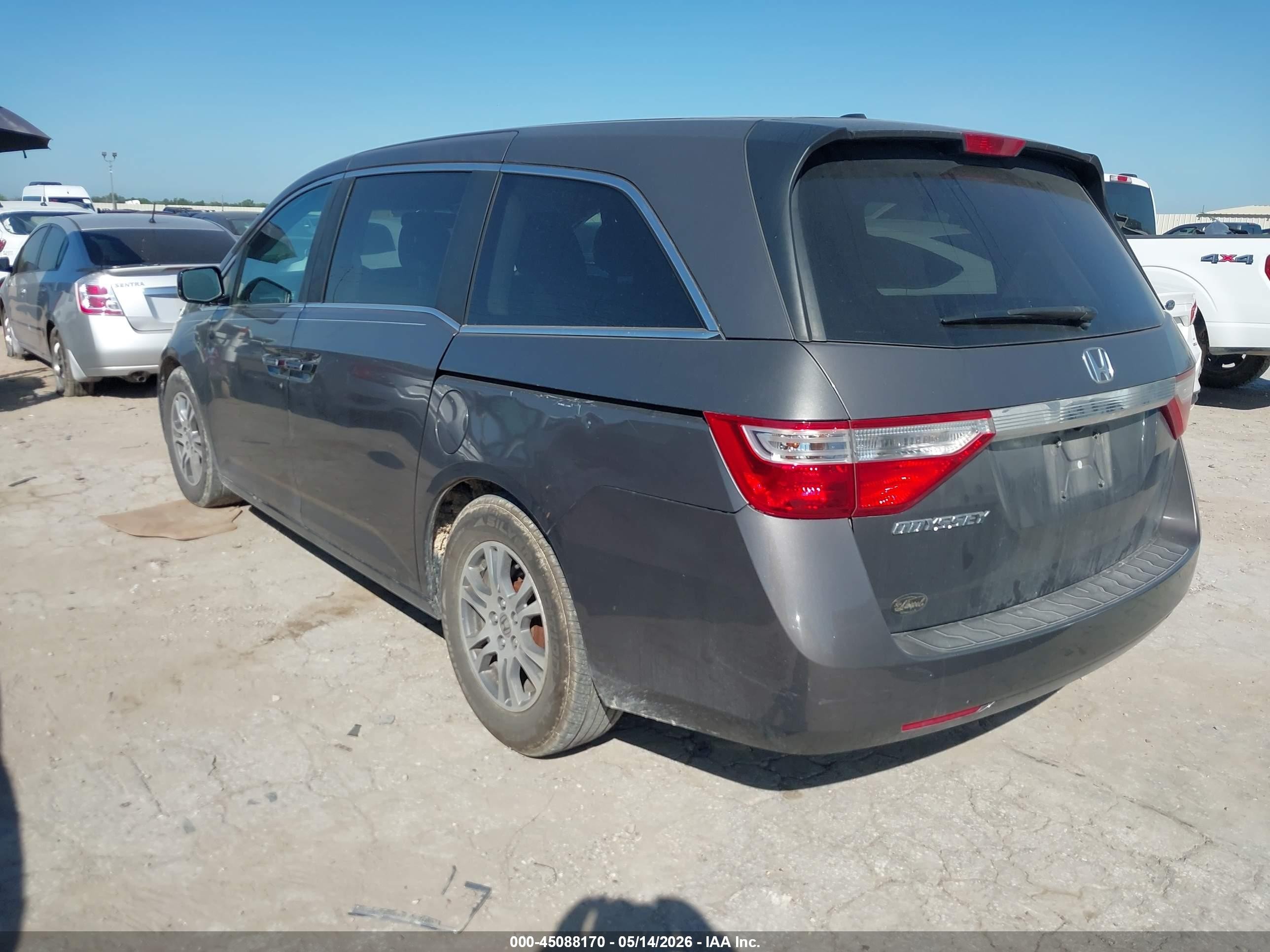 2012 Honda Odyssey Ex-l Серый vin: 5FNRL5H69CB144253
