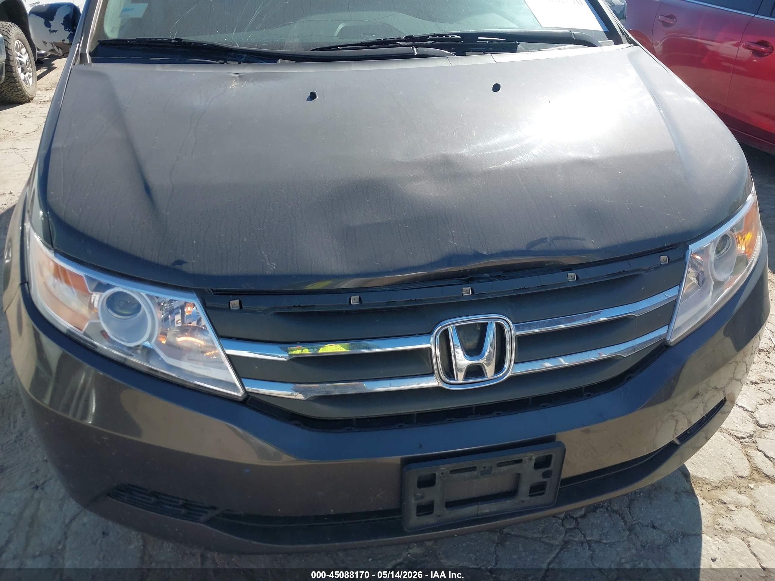 2012 Honda Odyssey Ex-l Серый vin: 5FNRL5H69CB144253