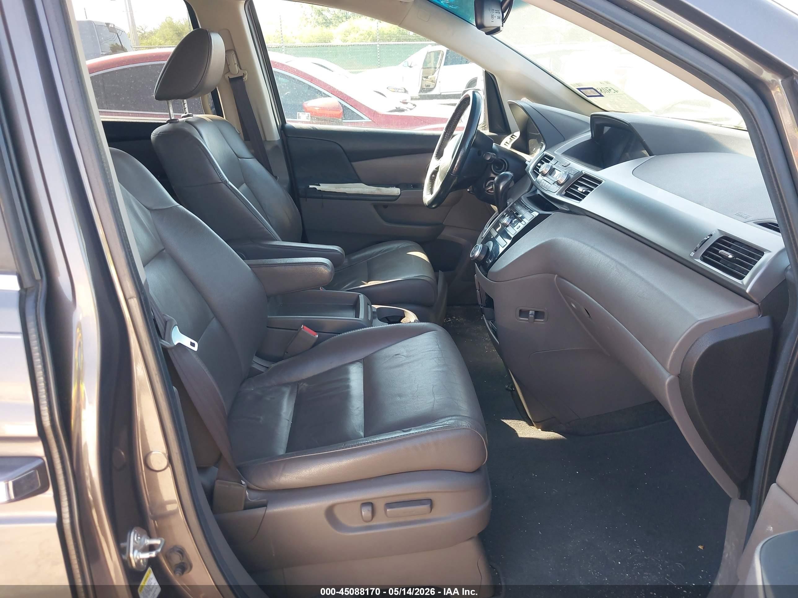 2012 Honda Odyssey Ex-l Серый vin: 5FNRL5H69CB144253