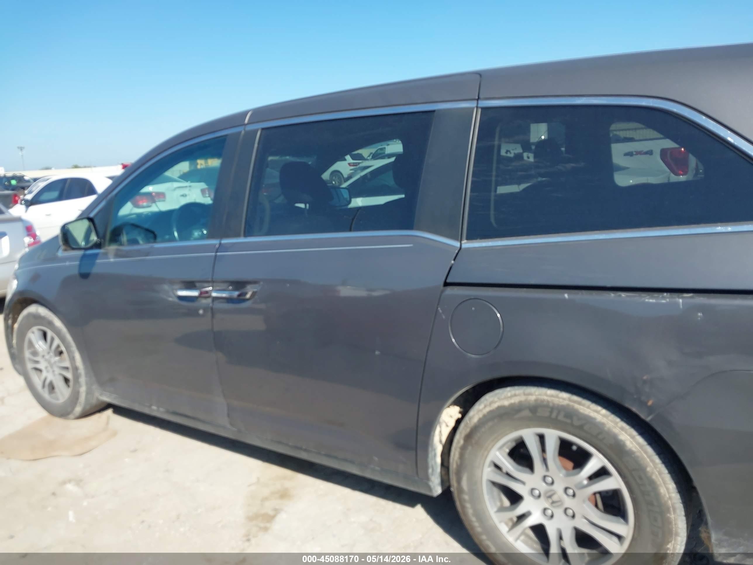 2012 Honda Odyssey Ex-l Серый vin: 5FNRL5H69CB144253