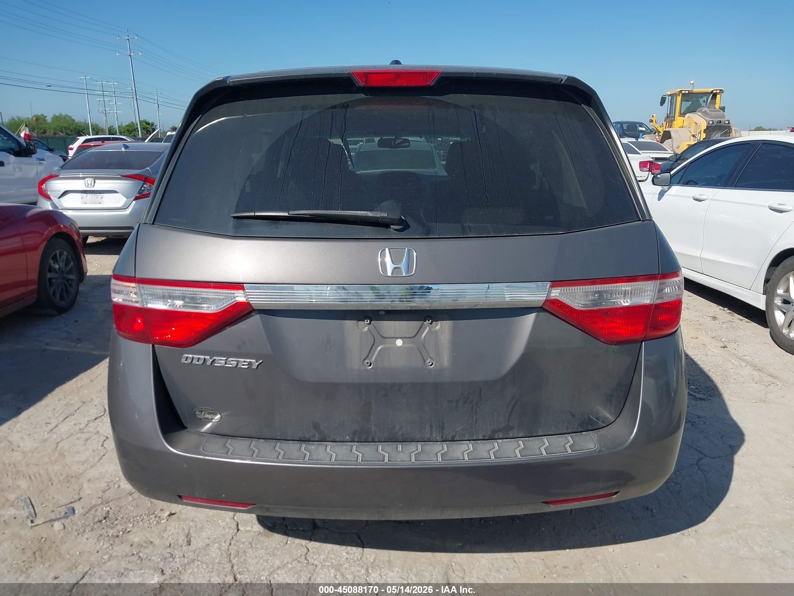 2012 Honda Odyssey Ex-l Серый vin: 5FNRL5H69CB144253