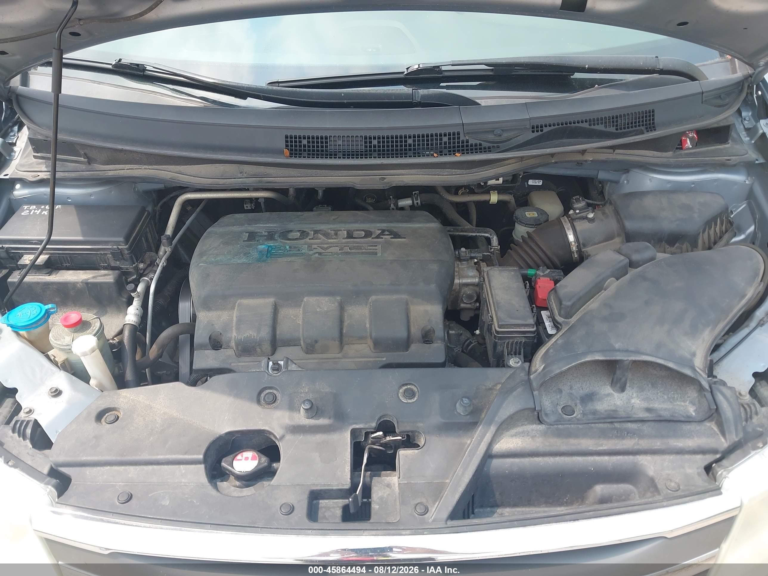 2013 Honda Odyssey Ex-l Light Blue vin: 5FNRL5H69DB001093