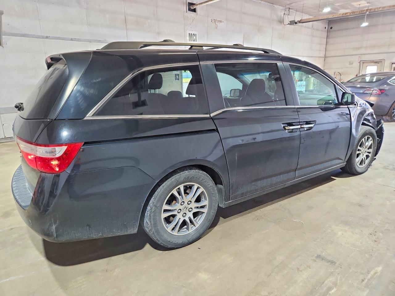 2013 Honda Odyssey Exl Black vin: 5FNRL5H69DB005239