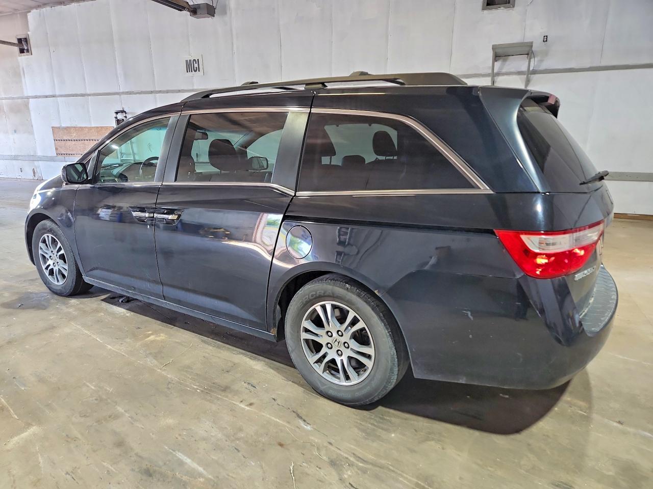 2013 Honda Odyssey Exl Black vin: 5FNRL5H69DB005239