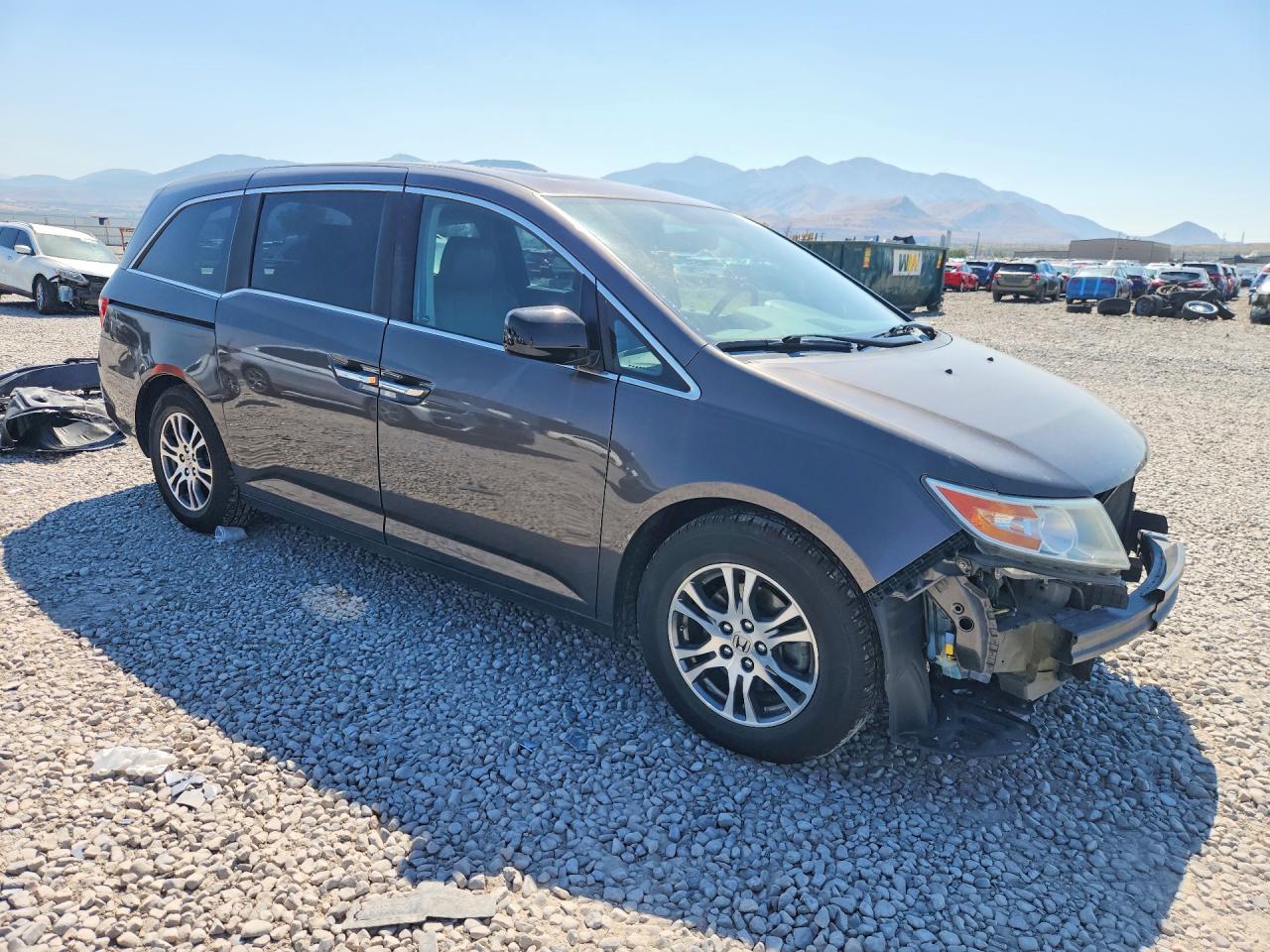 2013 Honda Odyssey Exl Silver vin: 5FNRL5H69DB014006