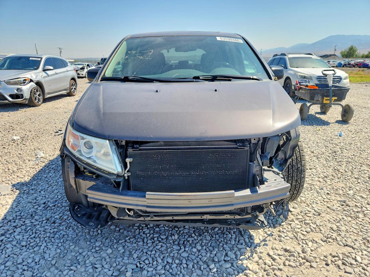 2013 Honda Odyssey Exl Silver vin: 5FNRL5H69DB014006