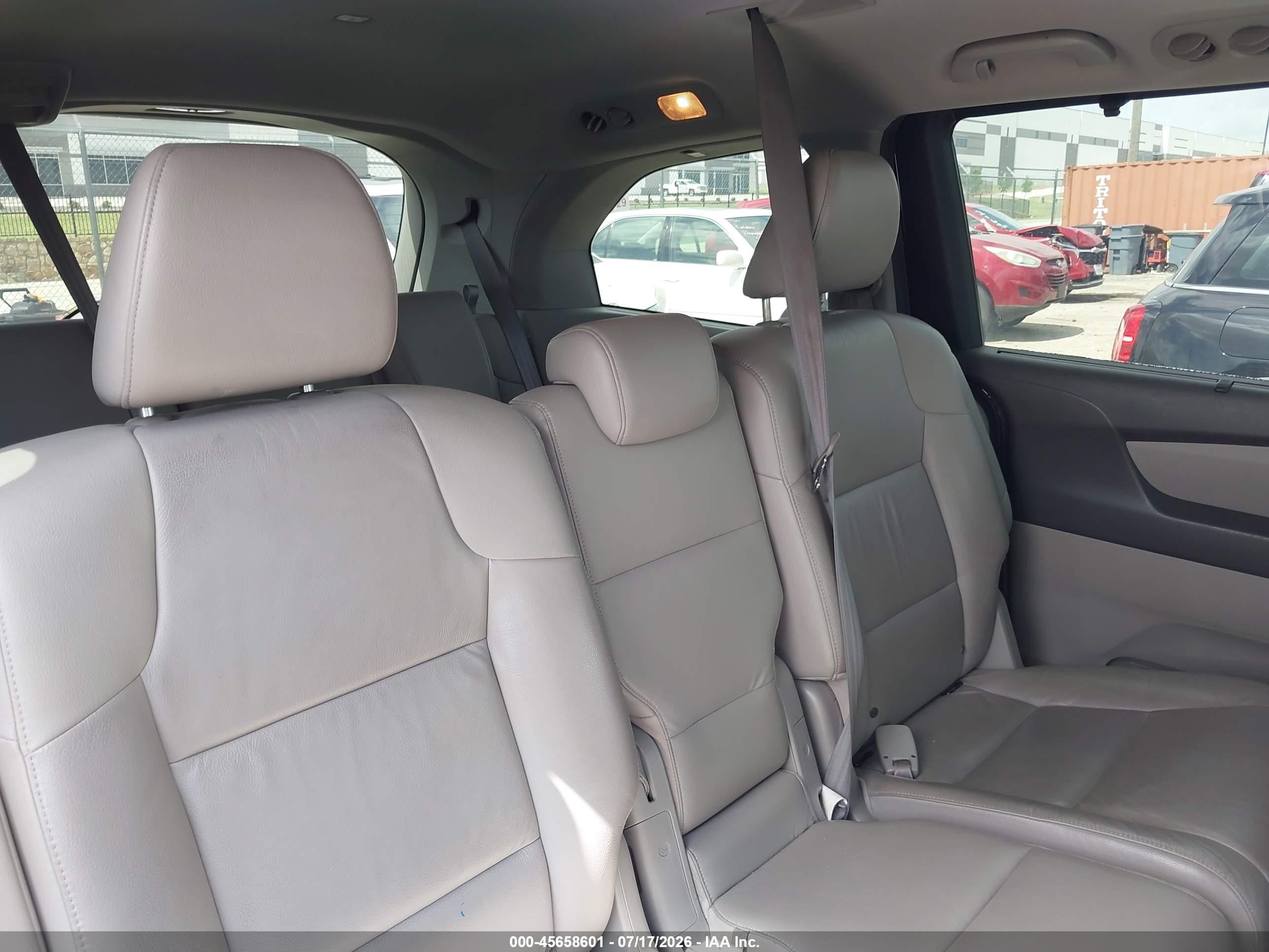 2013 Honda Odyssey Ex-l Black vin: 5FNRL5H69DB014555