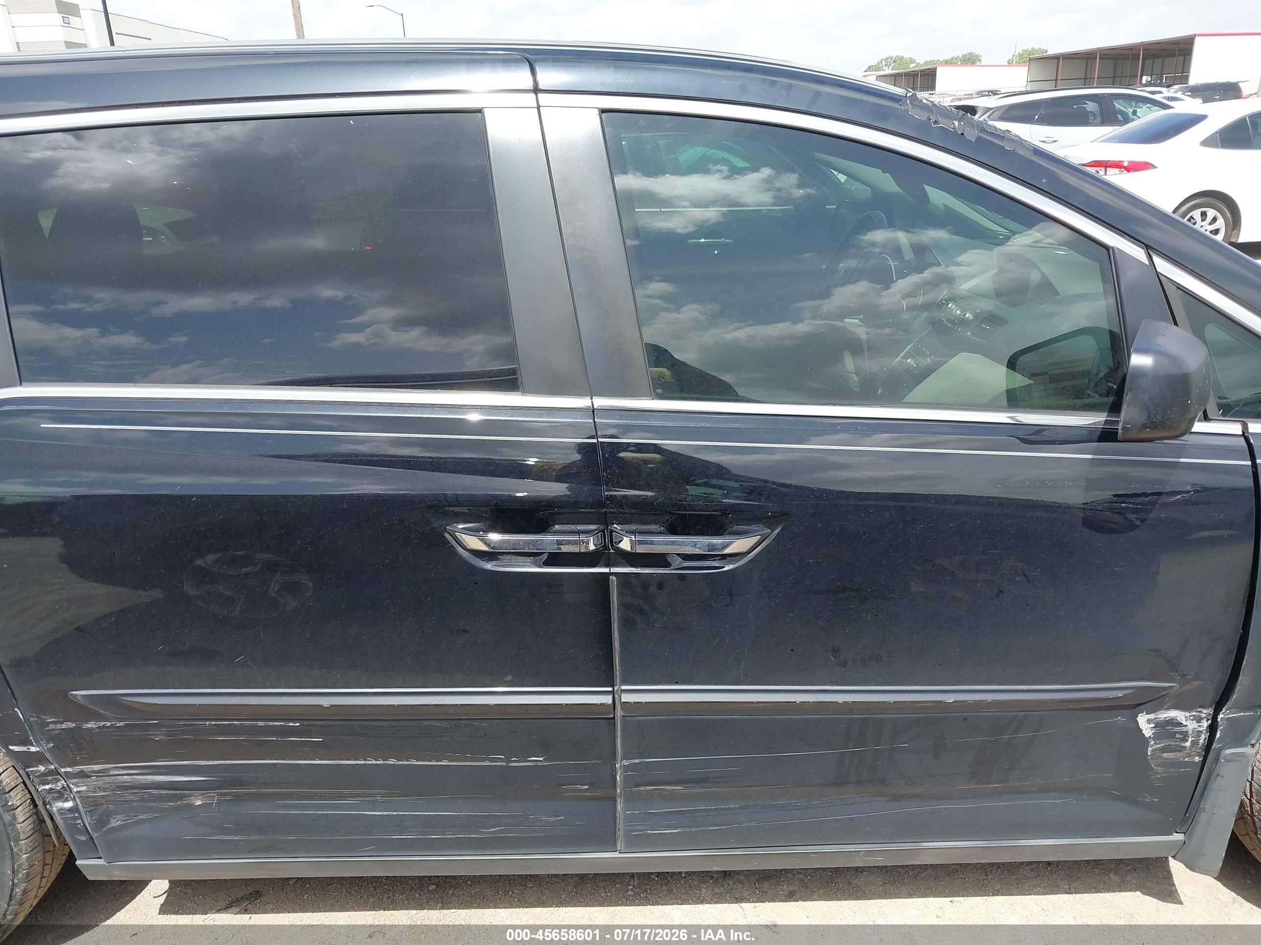 2013 Honda Odyssey Ex-l Black vin: 5FNRL5H69DB014555