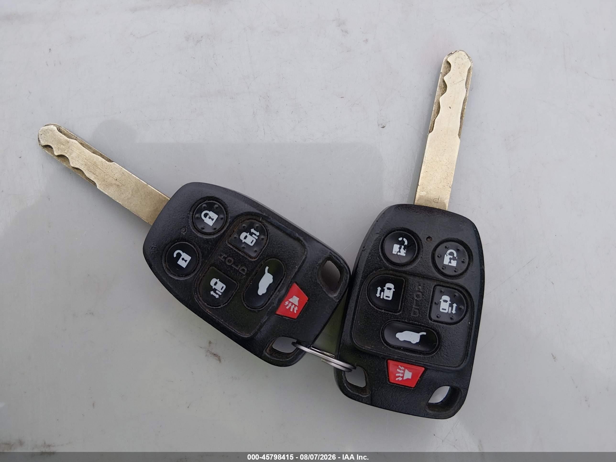2013 Honda Odyssey Ex-l Red vin: 5FNRL5H69DB017357