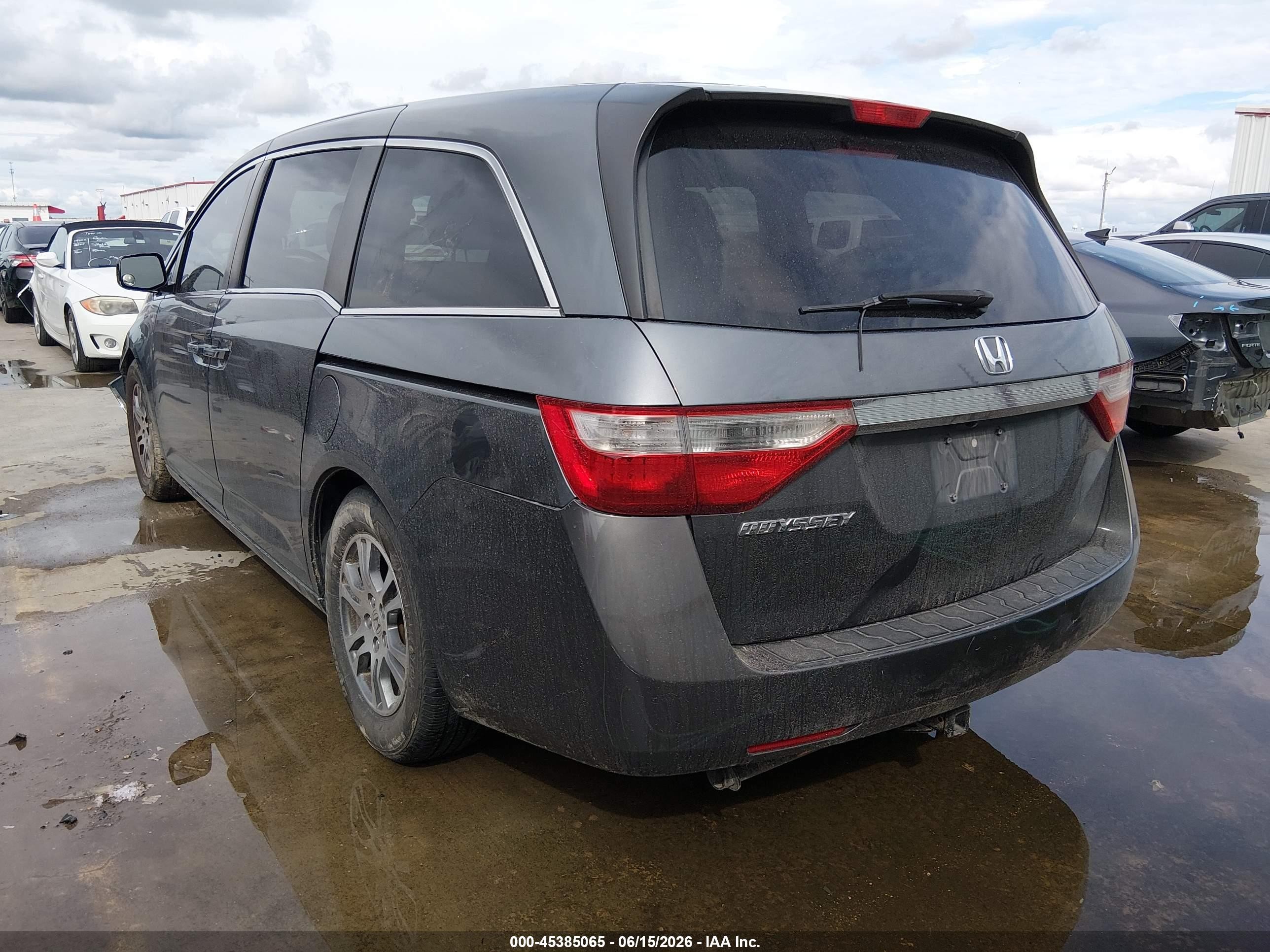 2013 Honda Odyssey Ex-l Серый vin: 5FNRL5H69DB023384
