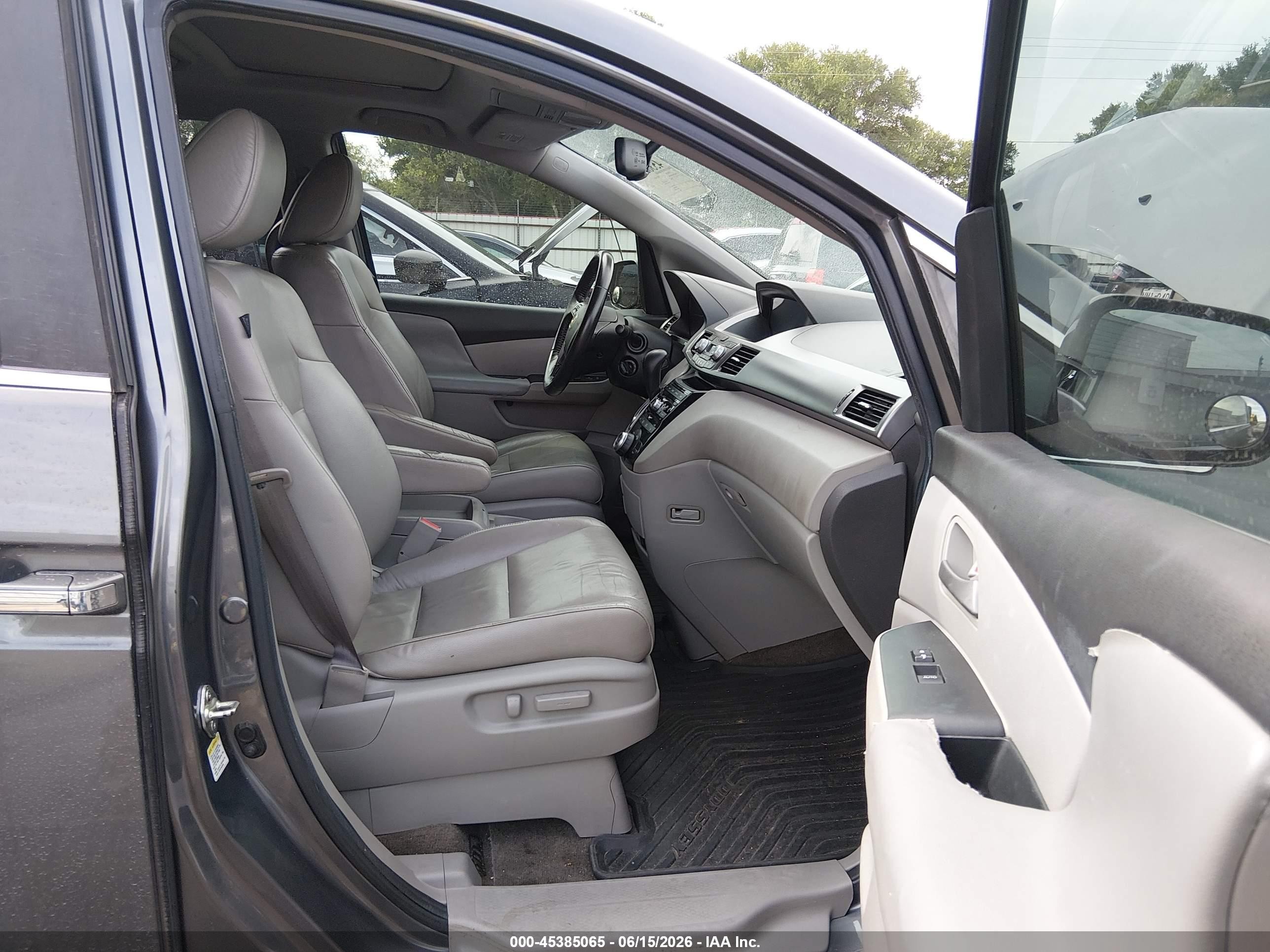 2013 Honda Odyssey Ex-l Серый vin: 5FNRL5H69DB023384