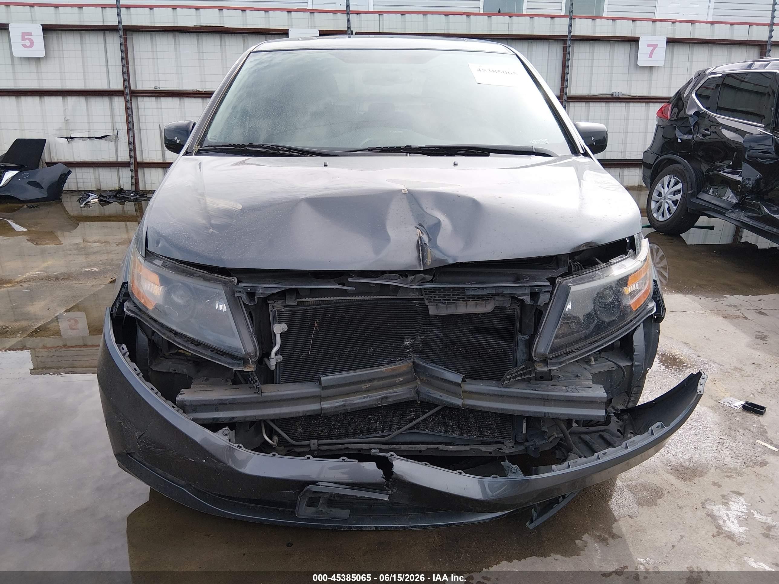 2013 Honda Odyssey Ex-l Серый vin: 5FNRL5H69DB023384
