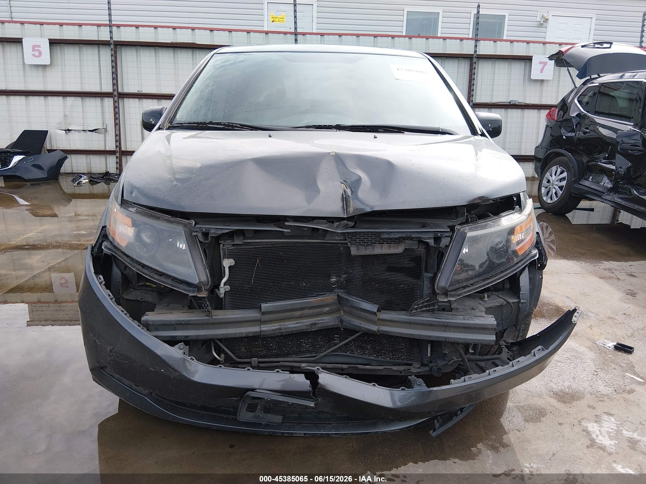 2013 Honda Odyssey Ex-l Серый vin: 5FNRL5H69DB023384
