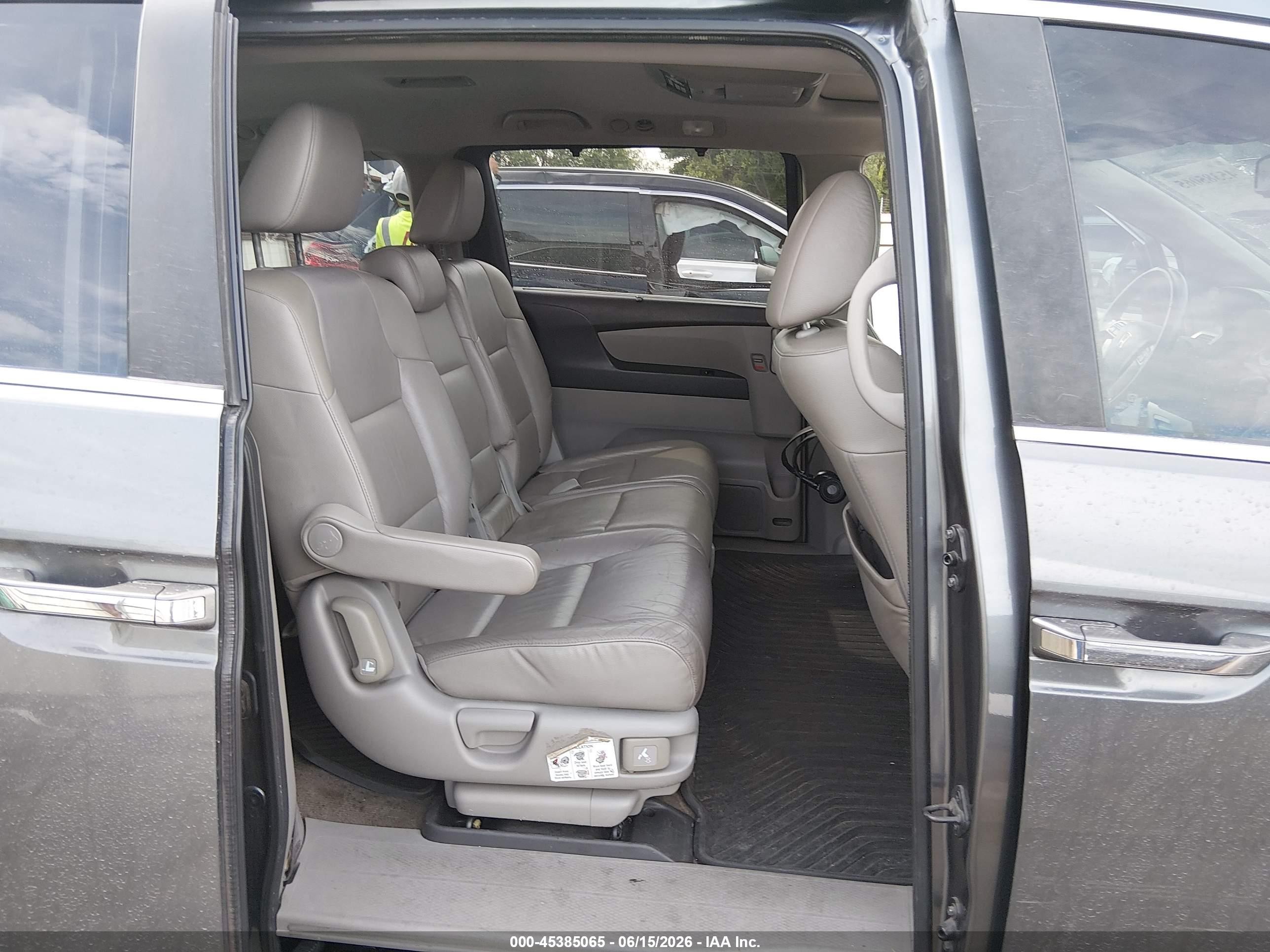 2013 Honda Odyssey Ex-l Серый vin: 5FNRL5H69DB023384