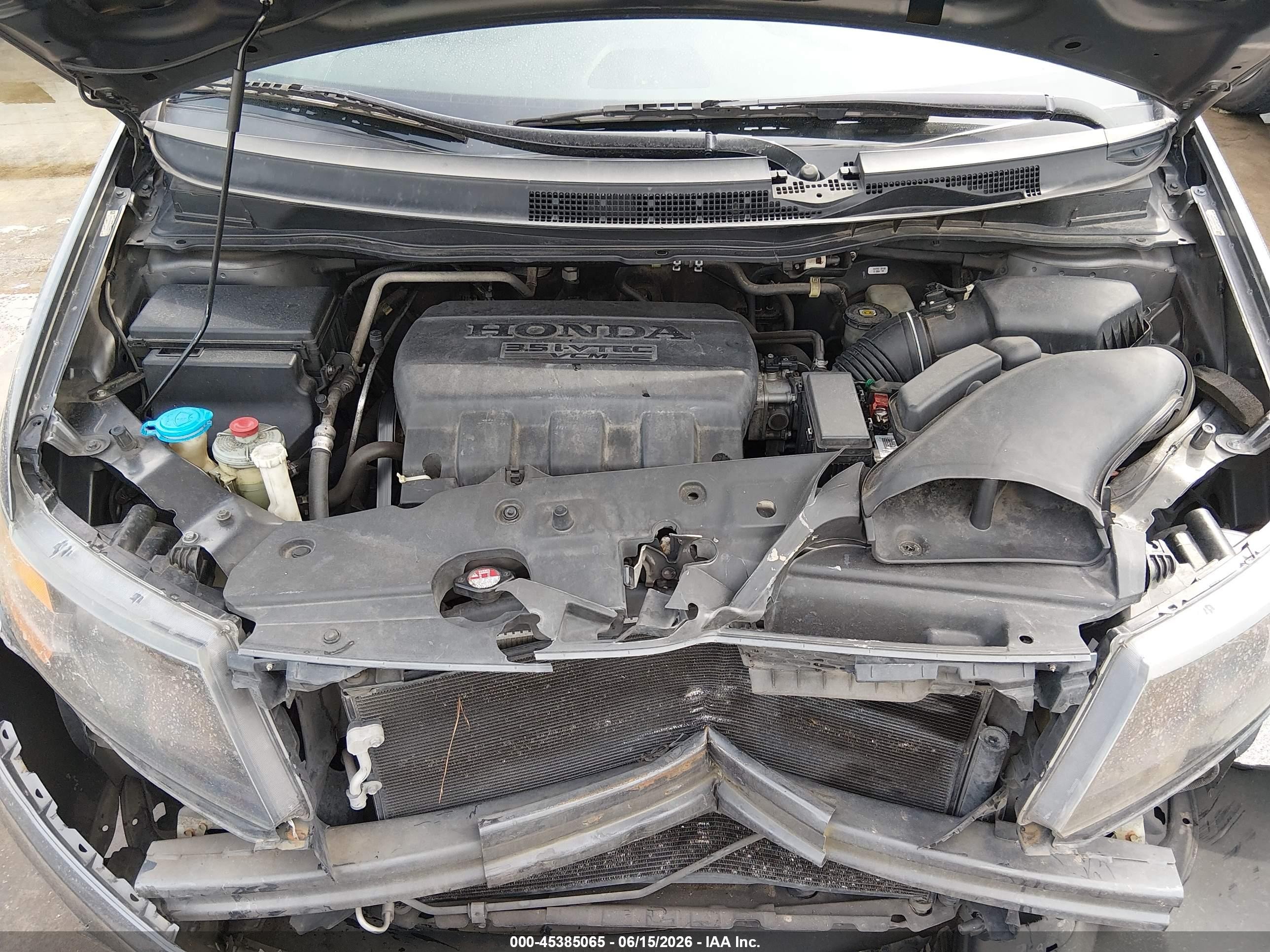 2013 Honda Odyssey Ex-l Серый vin: 5FNRL5H69DB023384