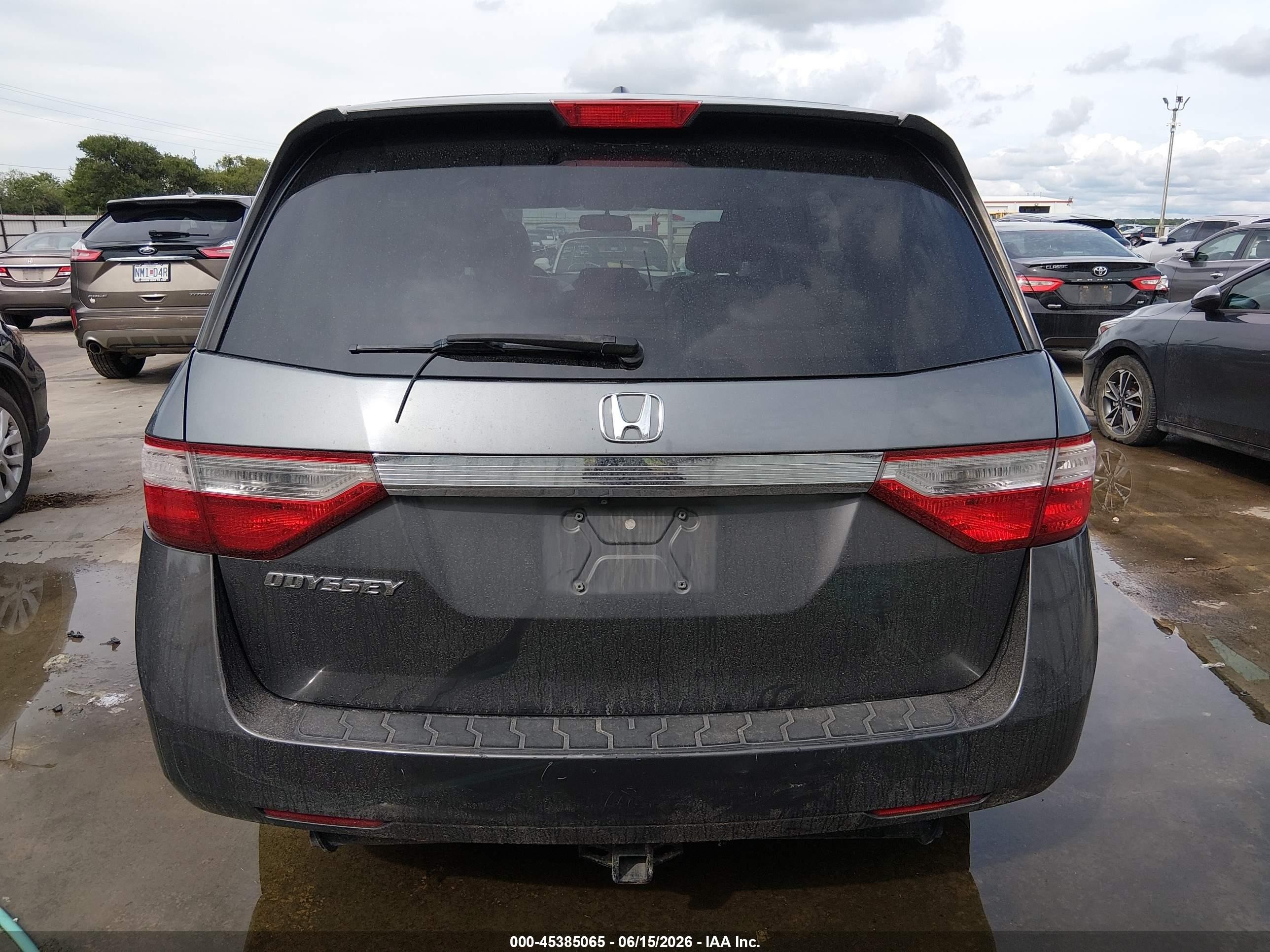 2013 Honda Odyssey Ex-l Серый vin: 5FNRL5H69DB023384