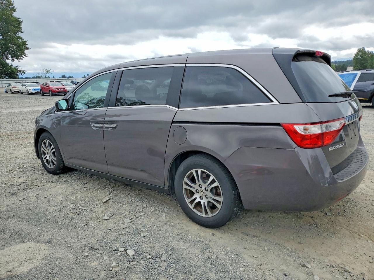 2013 Honda Odyssey Exl Gray vin: 5FNRL5H69DB023823
