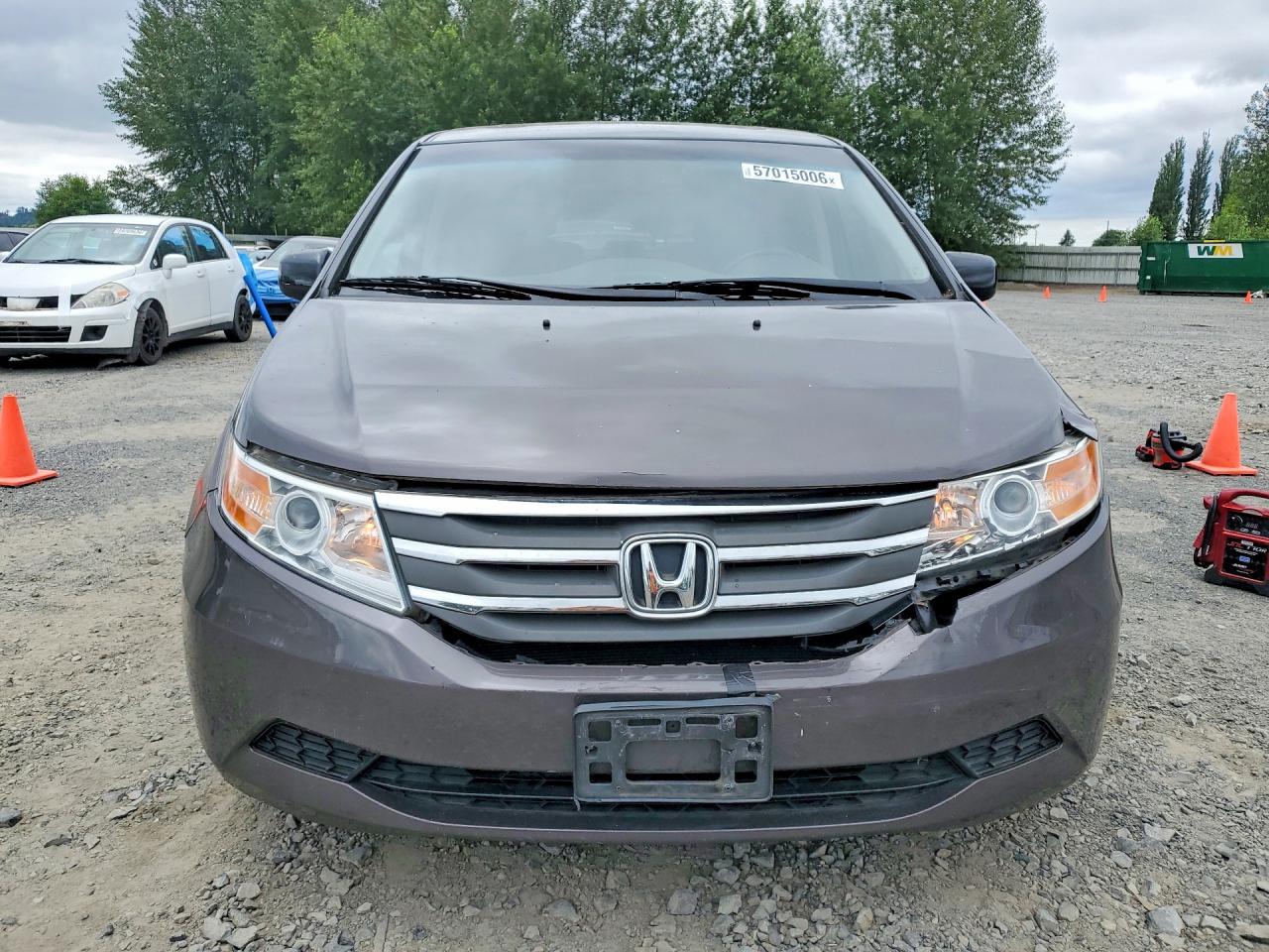 2013 Honda Odyssey Exl Gray vin: 5FNRL5H69DB023823