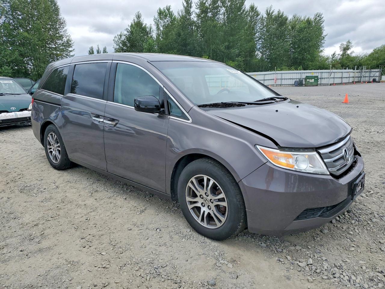 2013 Honda Odyssey Exl Gray vin: 5FNRL5H69DB023823