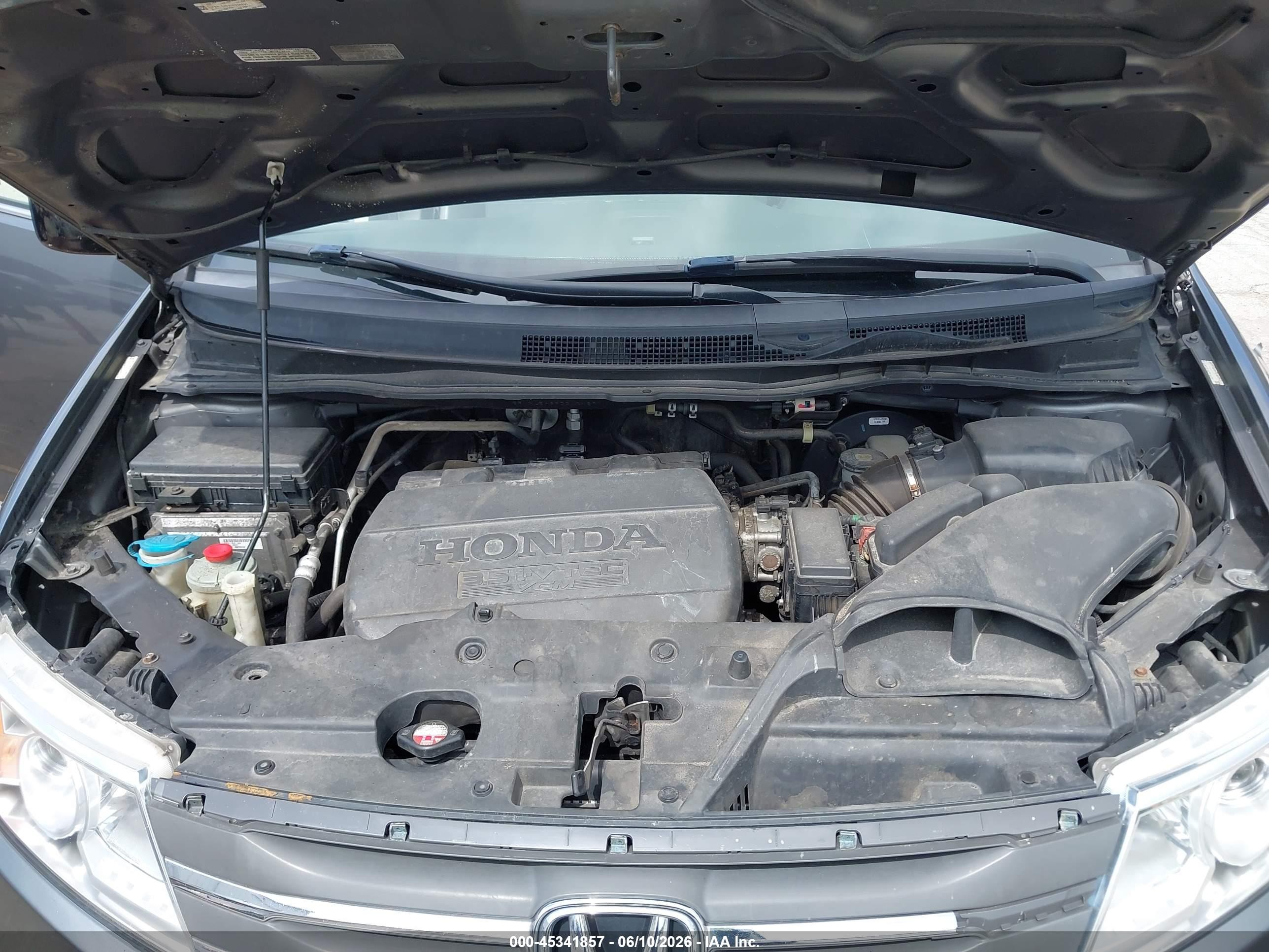 2013 Honda Odyssey Ex-l Gray vin: 5FNRL5H69DB024891