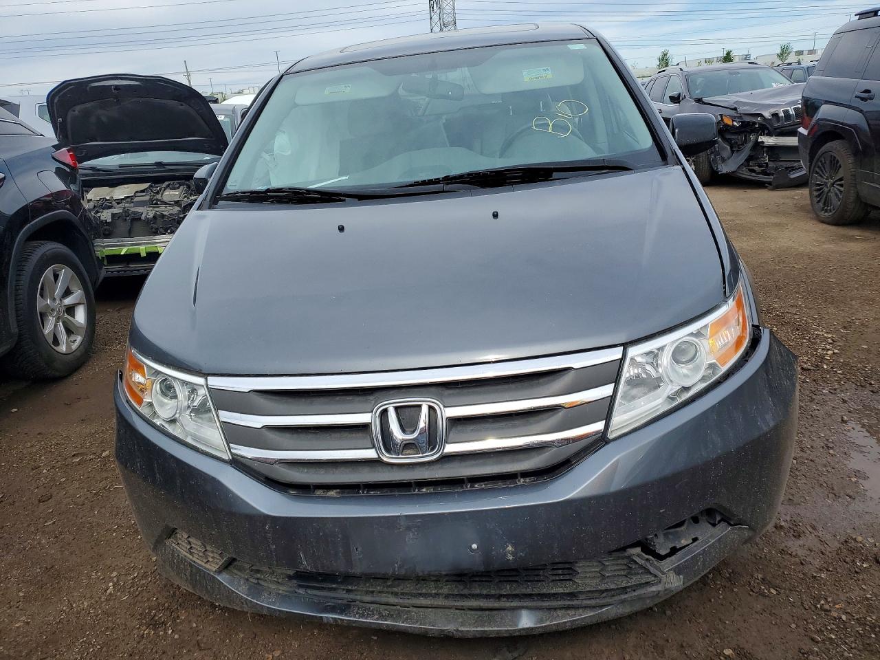 2013 Honda Odyssey Exl Gray vin: 5FNRL5H69DB029590