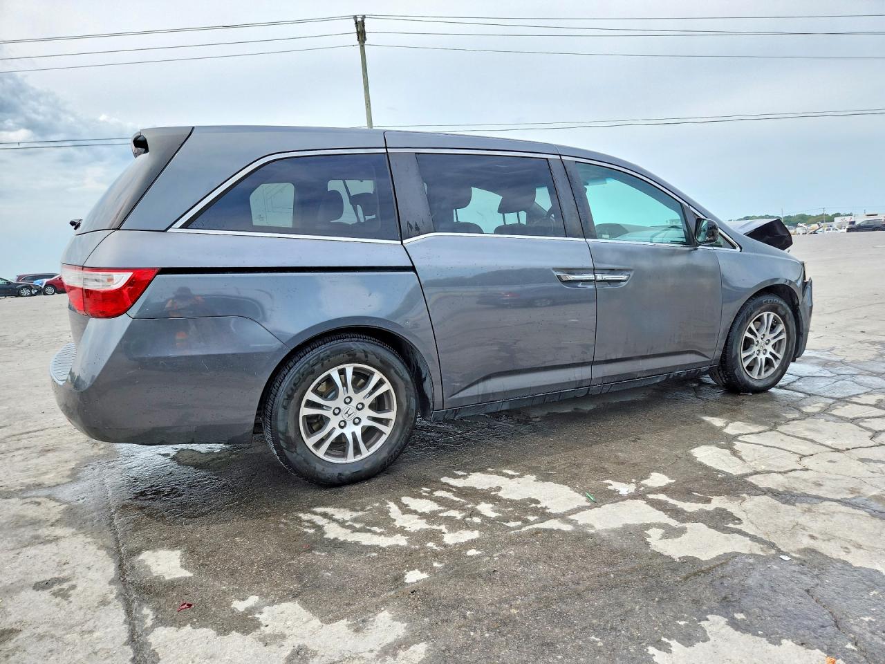 2013 Honda Odyssey Exl Gray vin: 5FNRL5H69DB050651
