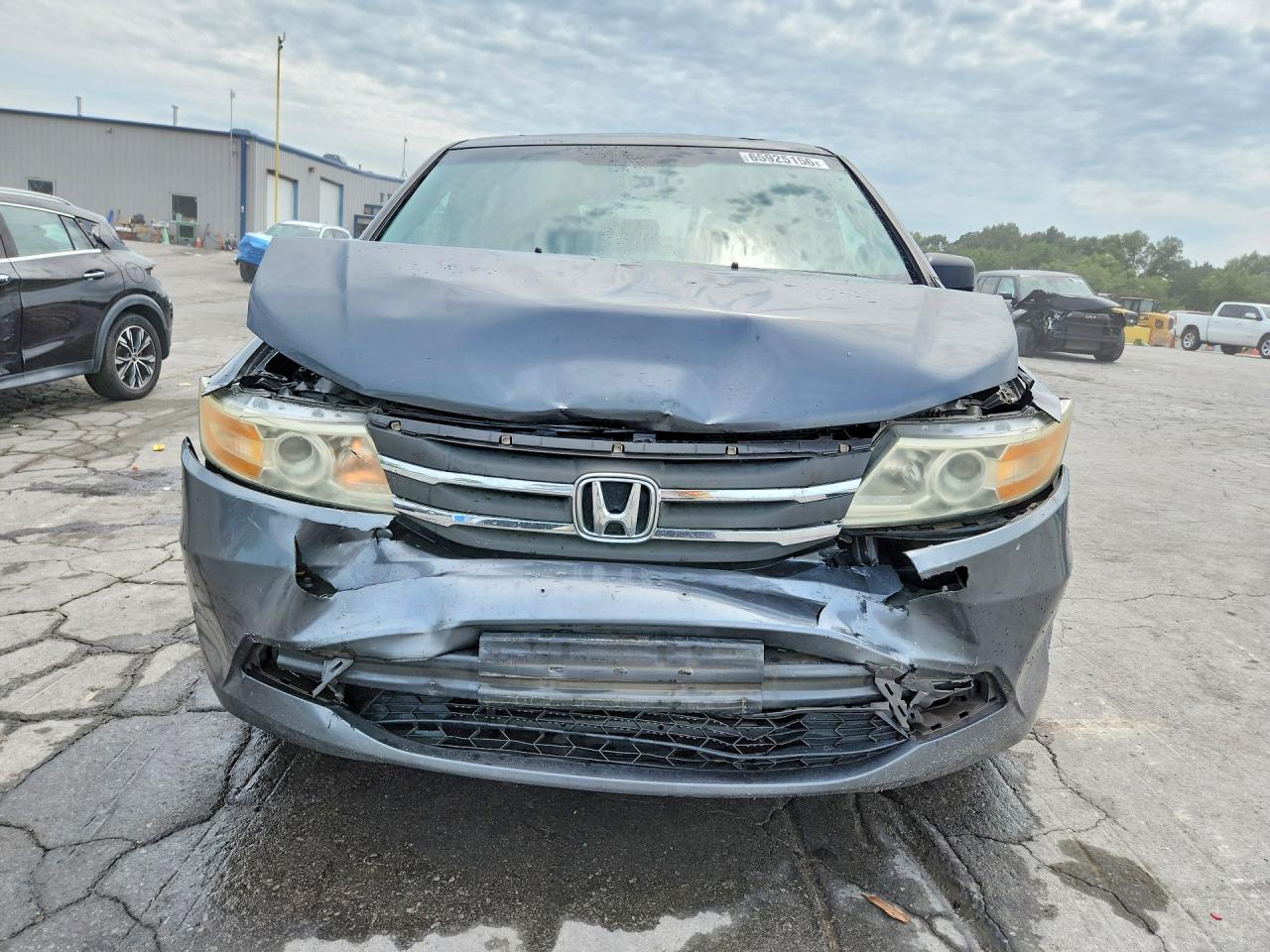 2013 Honda Odyssey Exl Gray vin: 5FNRL5H69DB050651