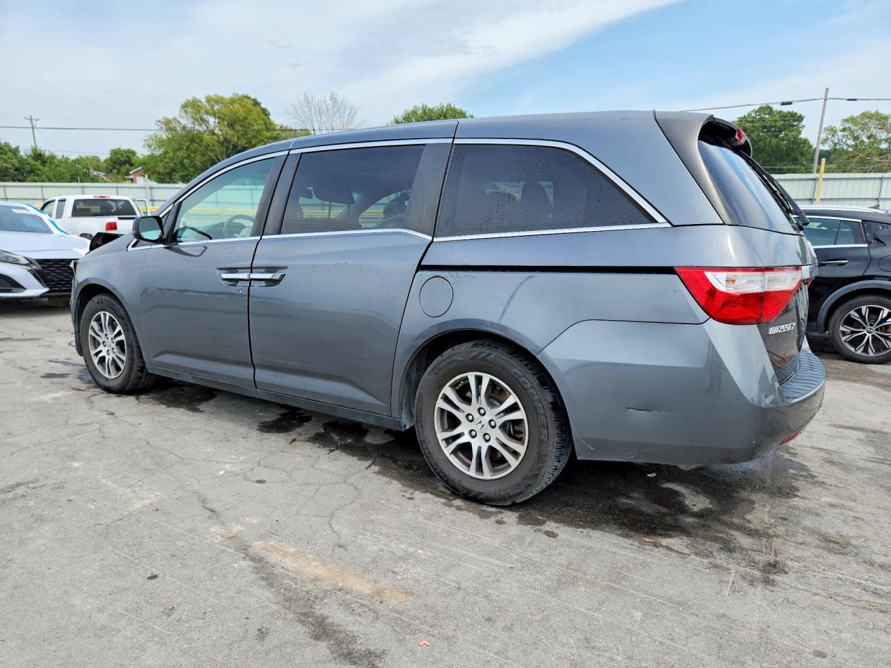 2013 Honda Odyssey Exl Gray vin: 5FNRL5H69DB050651