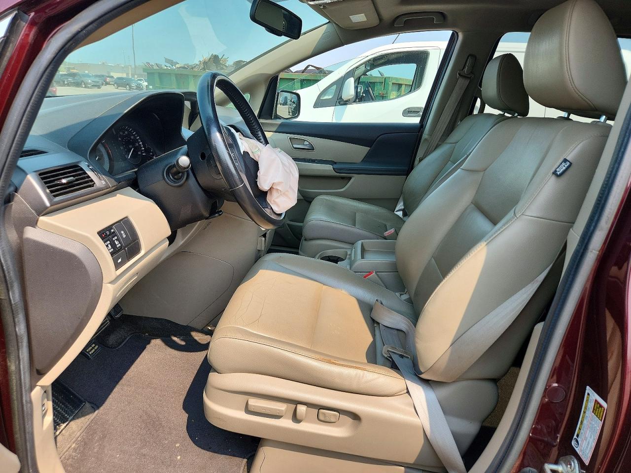 2013 Honda Odyssey Exl Burgundy vin: 5FNRL5H69DB054070