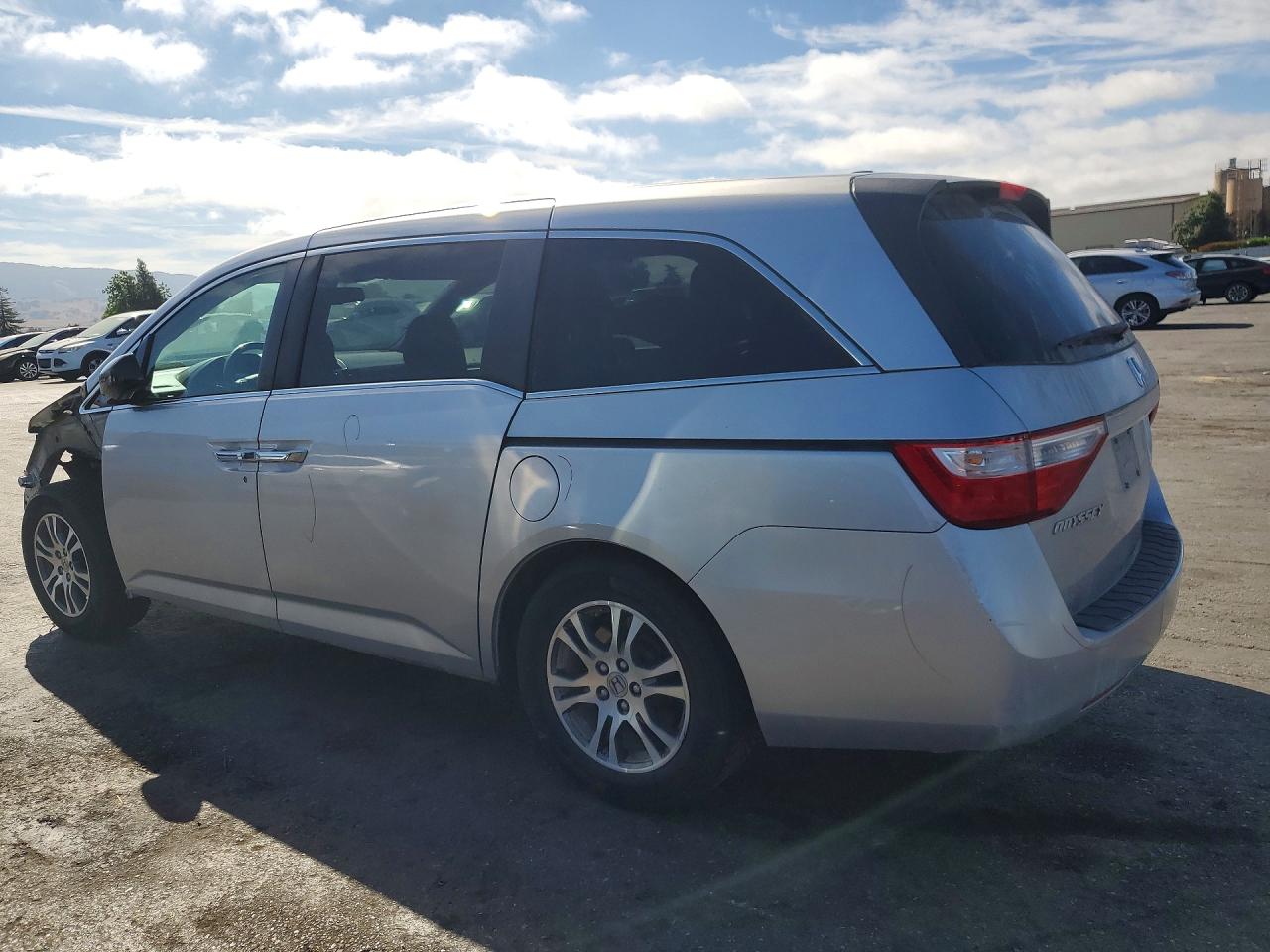 2013 Honda Odyssey Exl Silver vin: 5FNRL5H69DB056465