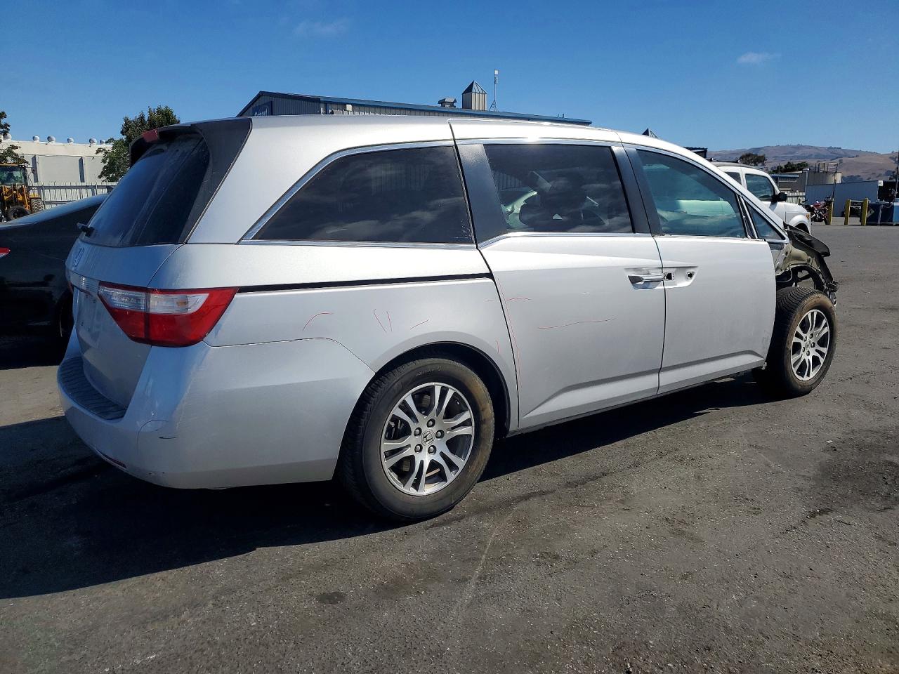 2013 Honda Odyssey Exl Silver vin: 5FNRL5H69DB056465