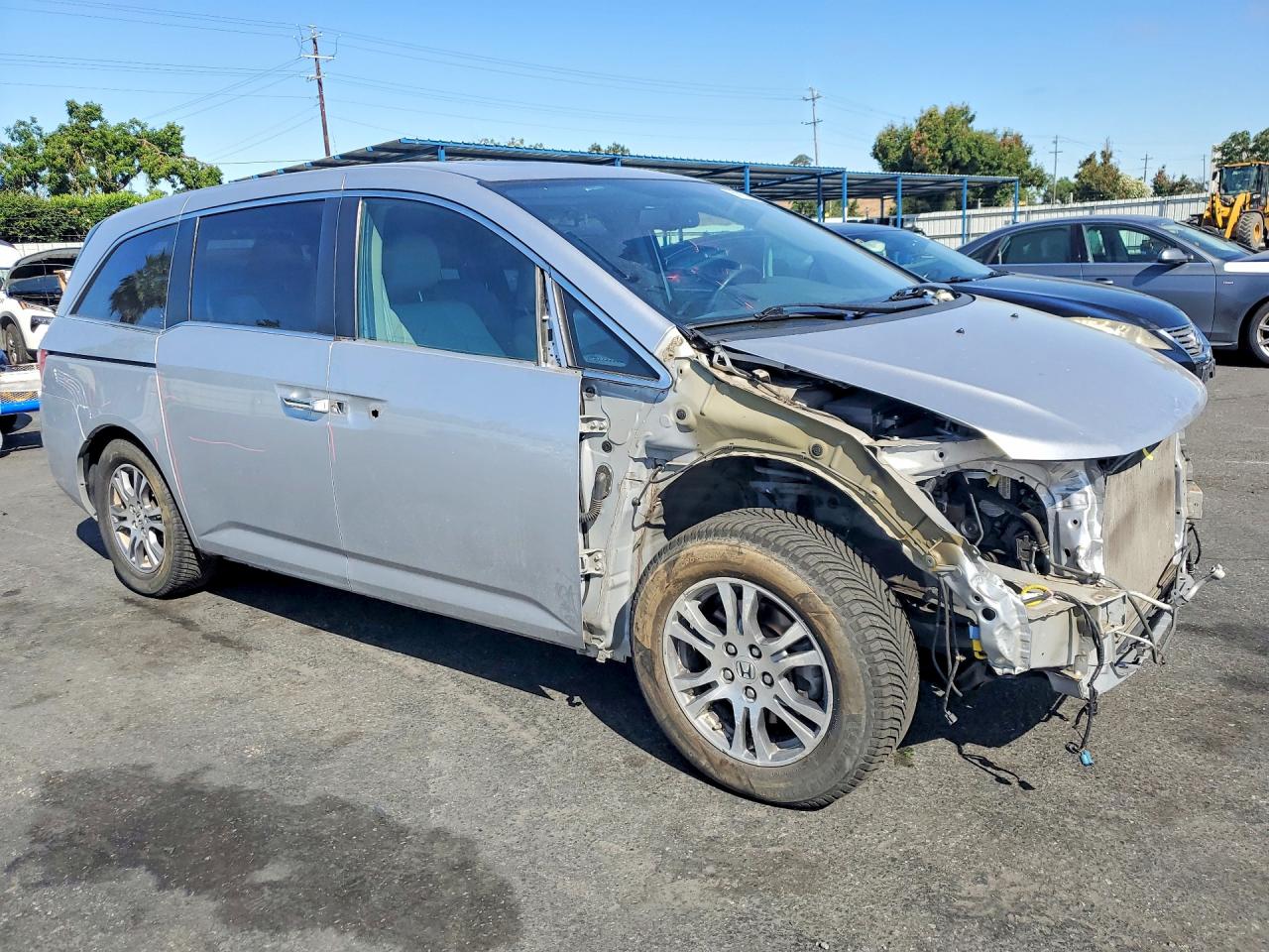 2013 Honda Odyssey Exl Silver vin: 5FNRL5H69DB056465